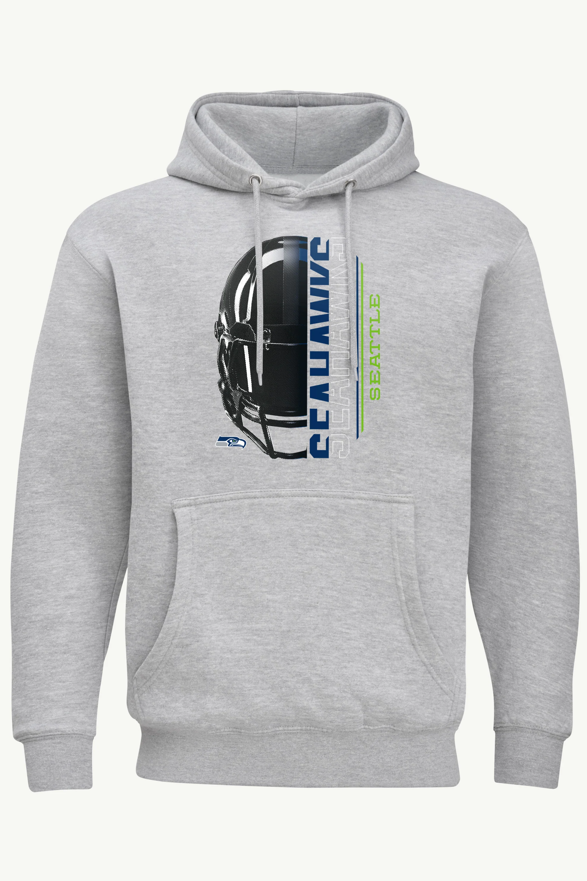 MENS SEATTLE SEAHAWKS HALF HELMET HOODIE