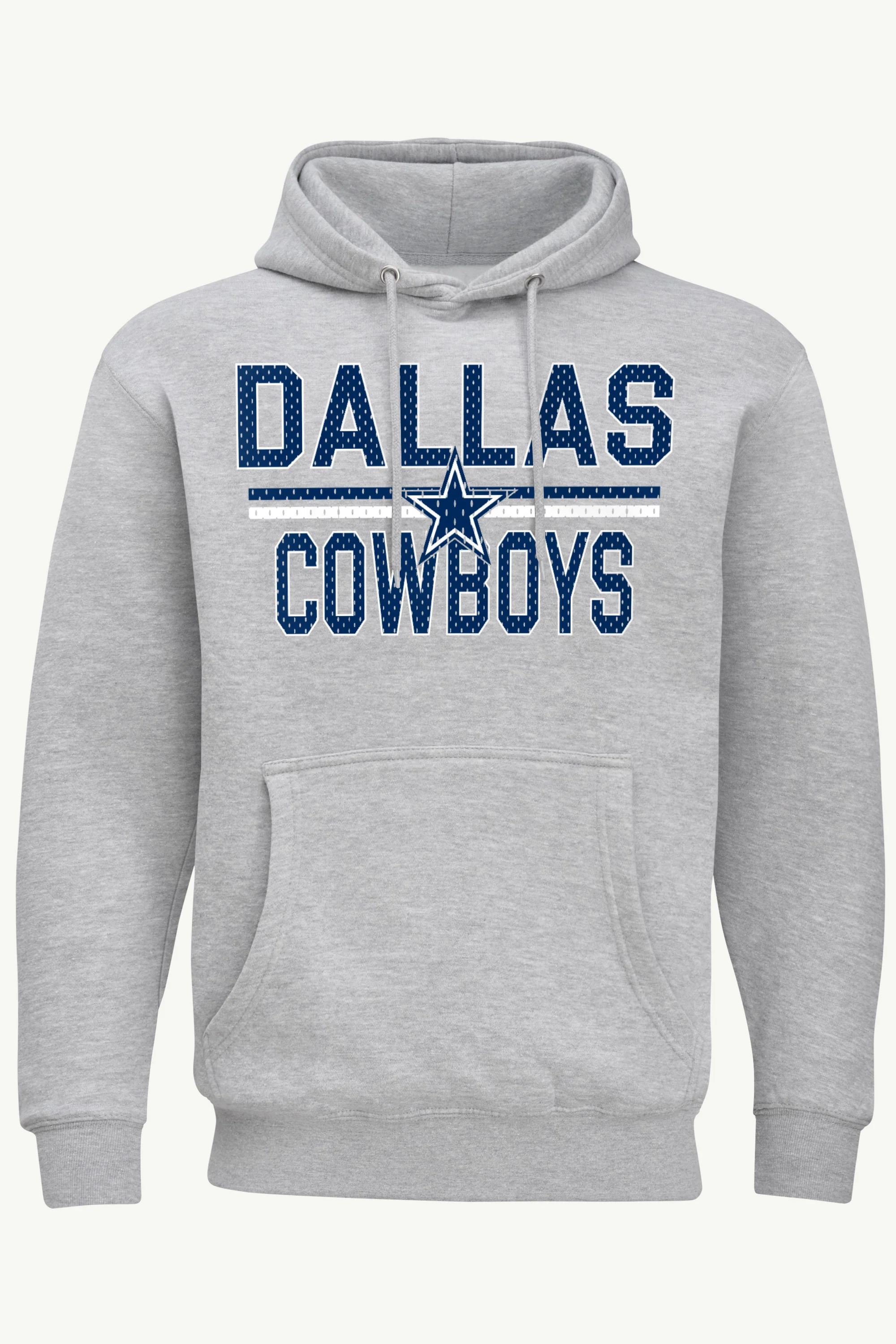 MENS DALLAS COWBOYS MESH LOOK HOODIE