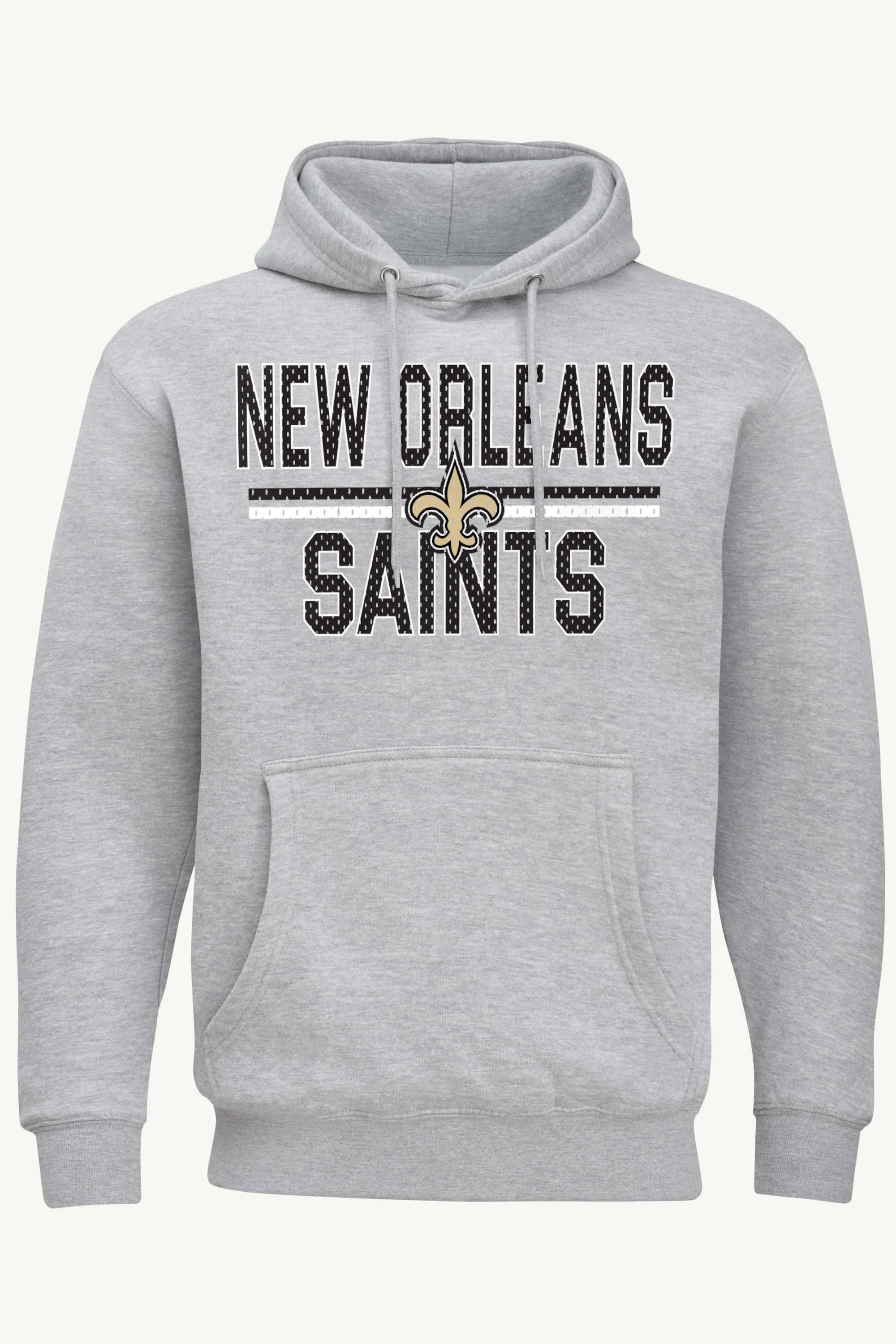 MENS NEW ORLEANS SAINTS MESH LOOK HOODIE