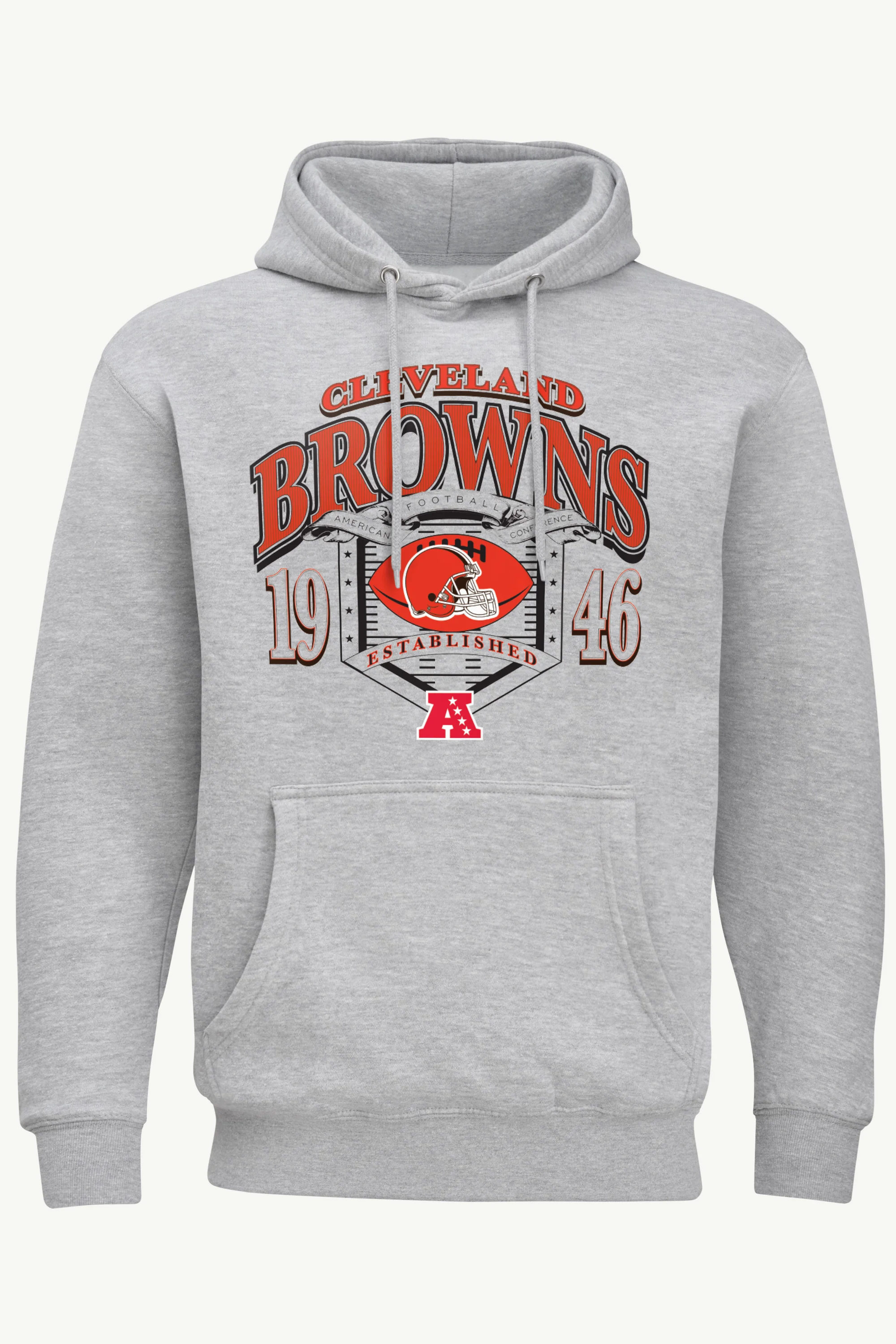 MENS CLEVELAND BROWNS 80s INSPIRED FIELD HOODIE