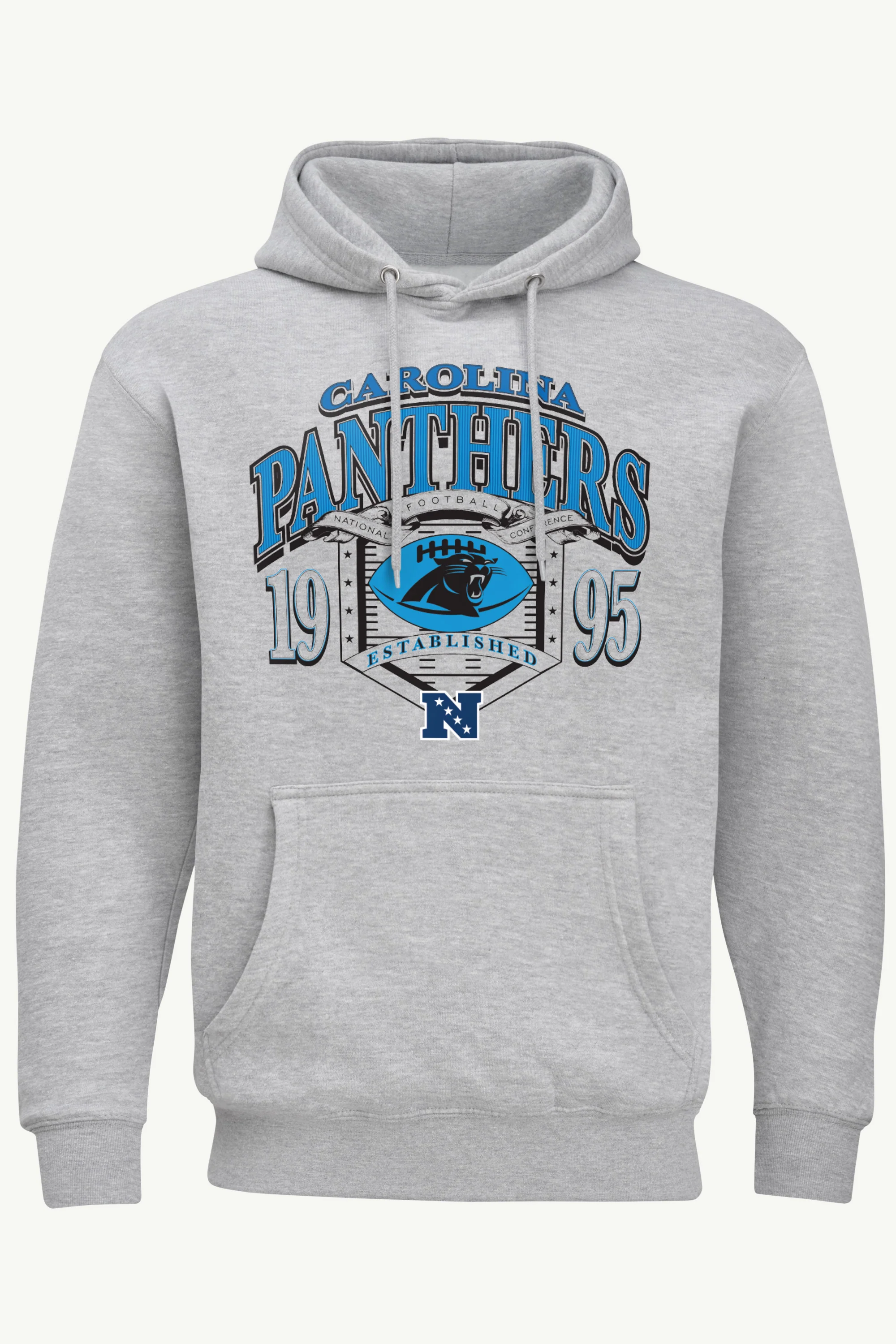 MENS CAROLINA PANTHERS 80s INSPIRED FIELD HOODIE