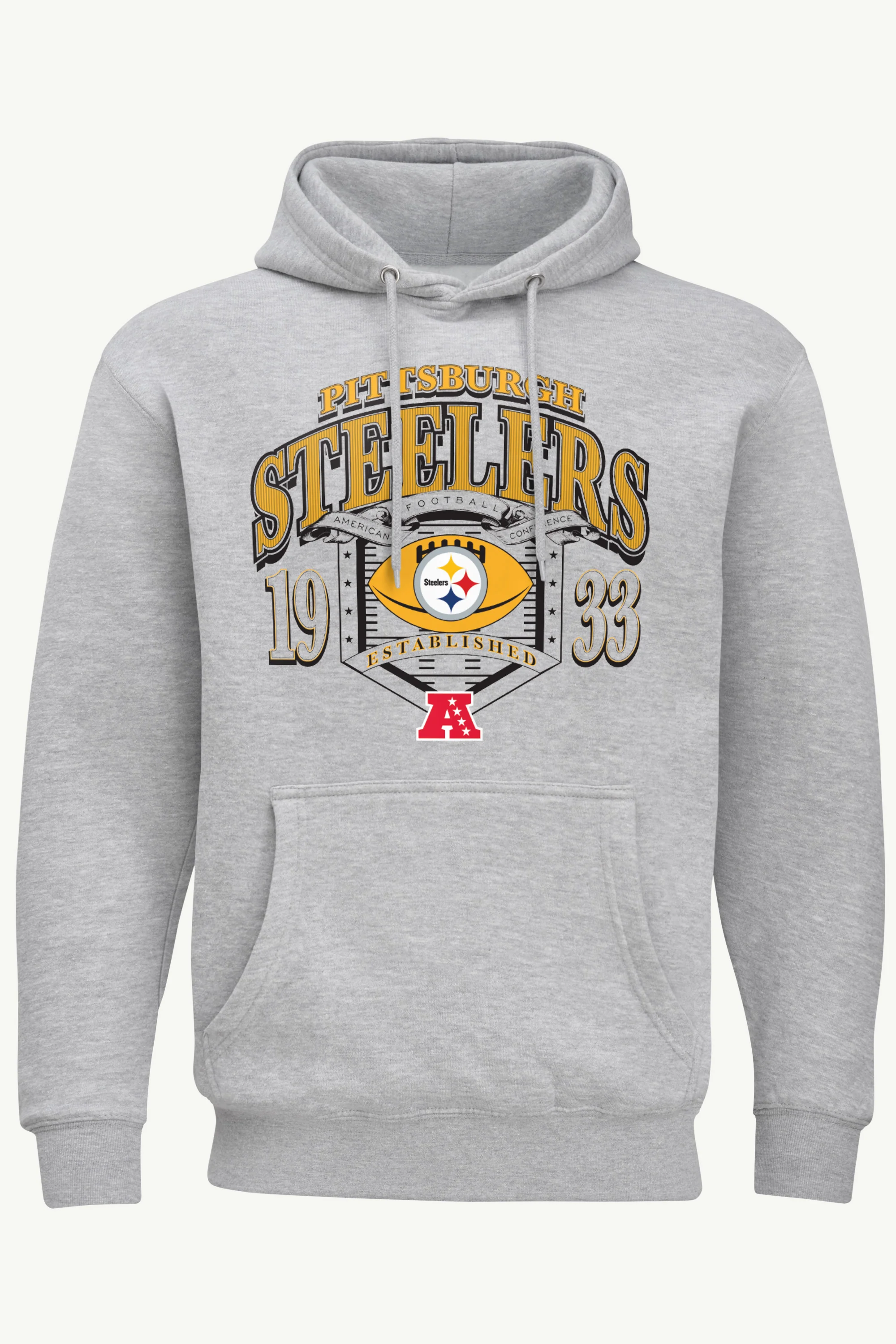 MENS PITTSBURGH STEELERS 80s INSPIRED FIELD HOODIE