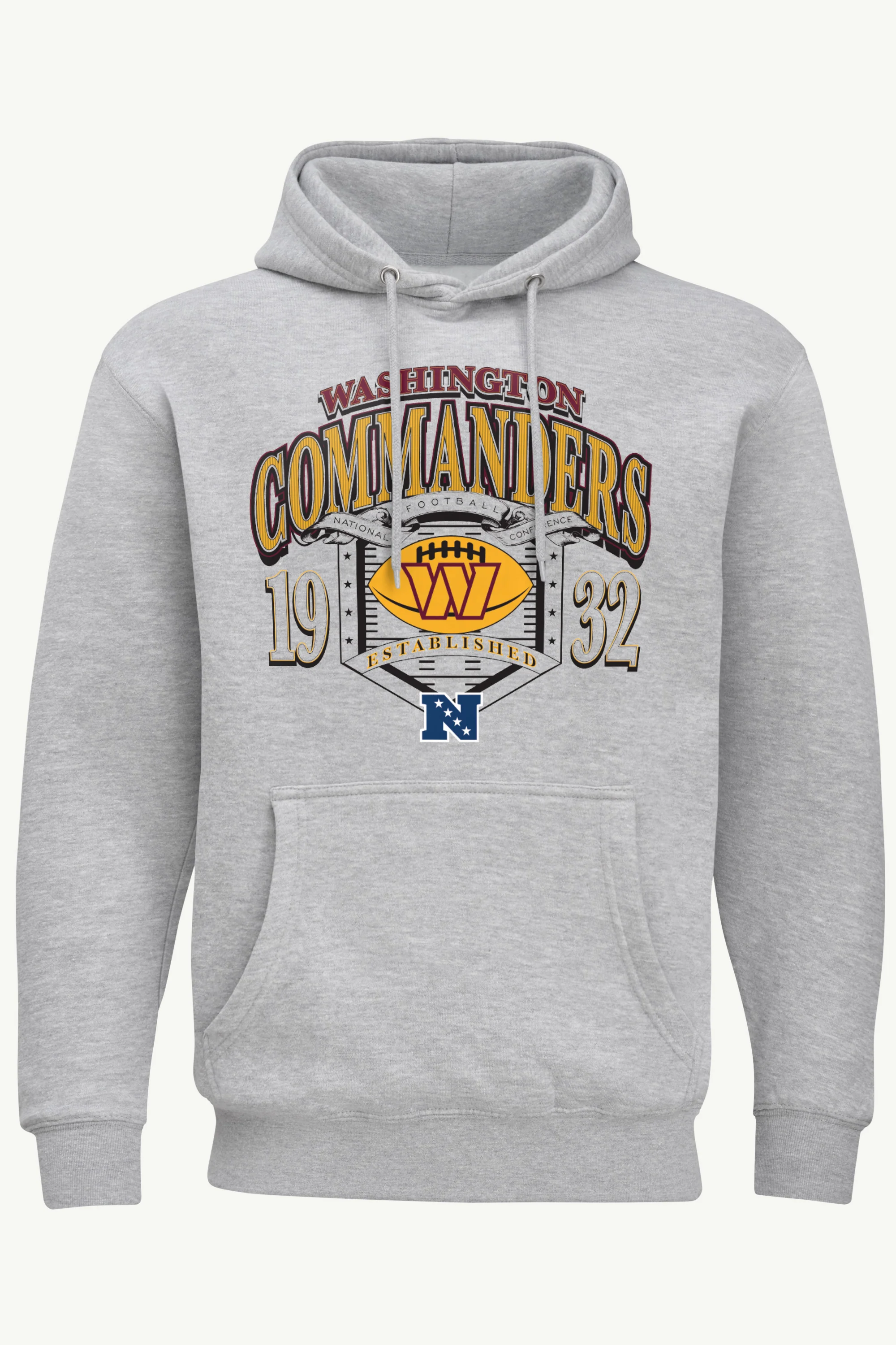 MENS WASHINGTON COMMANDERS 80s INSPIRED FIELD HOODIE
