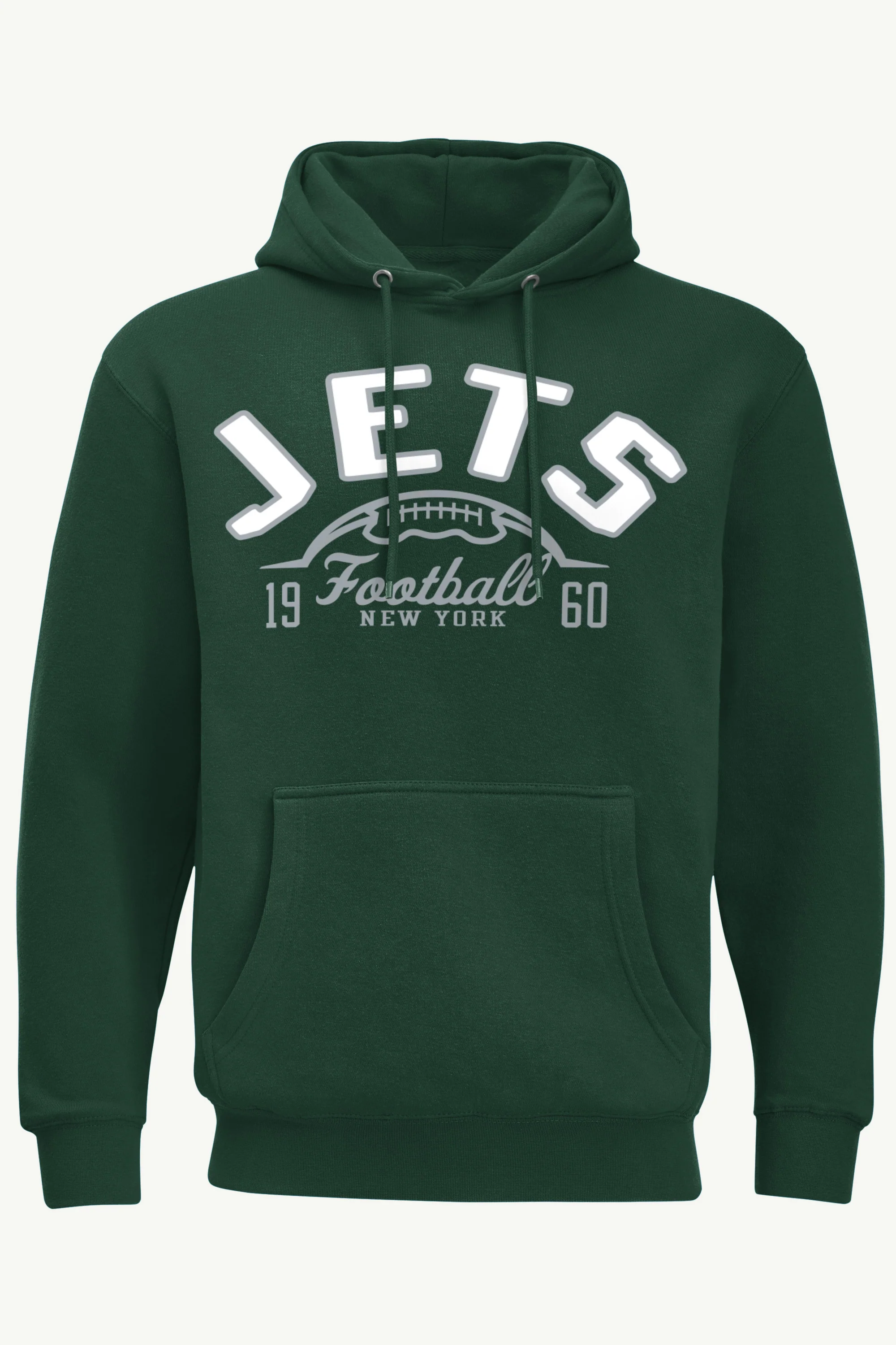 MENS NEW YORK JETS HALF BALL HOODIE