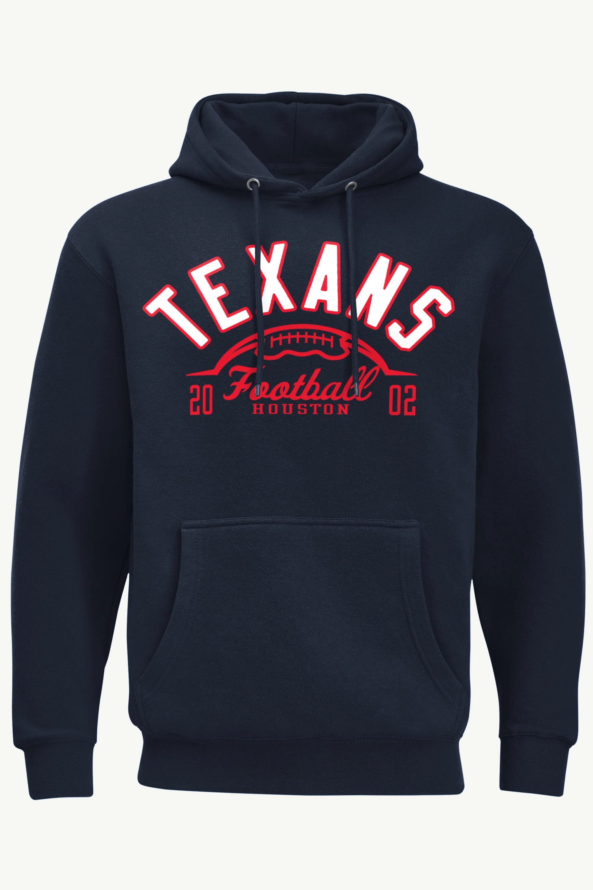 MENS HOUSTON TEXANS HALF BALL HOODIE