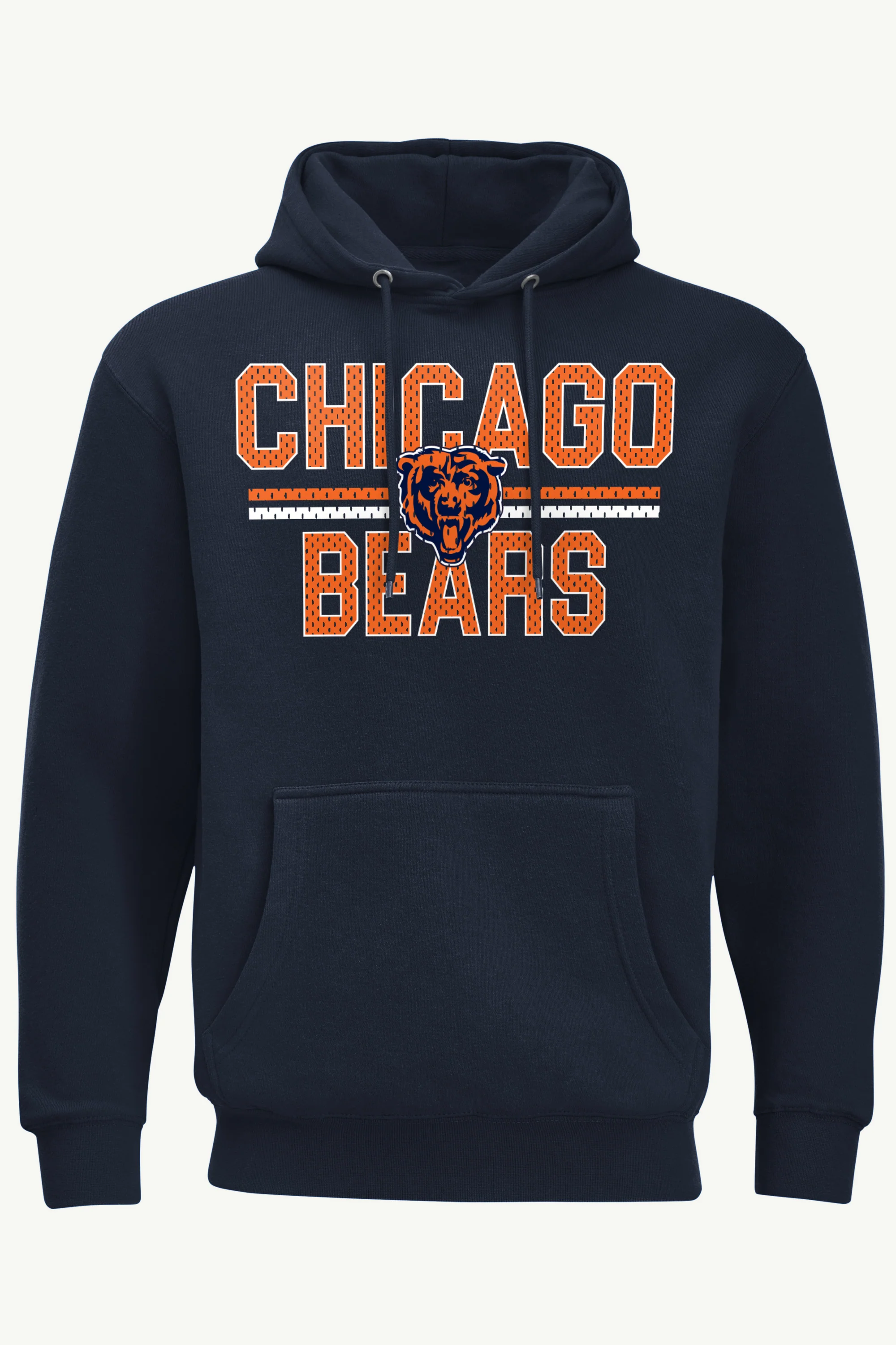 MENS CHICAGO BEARS MESH LOOK HOODIE