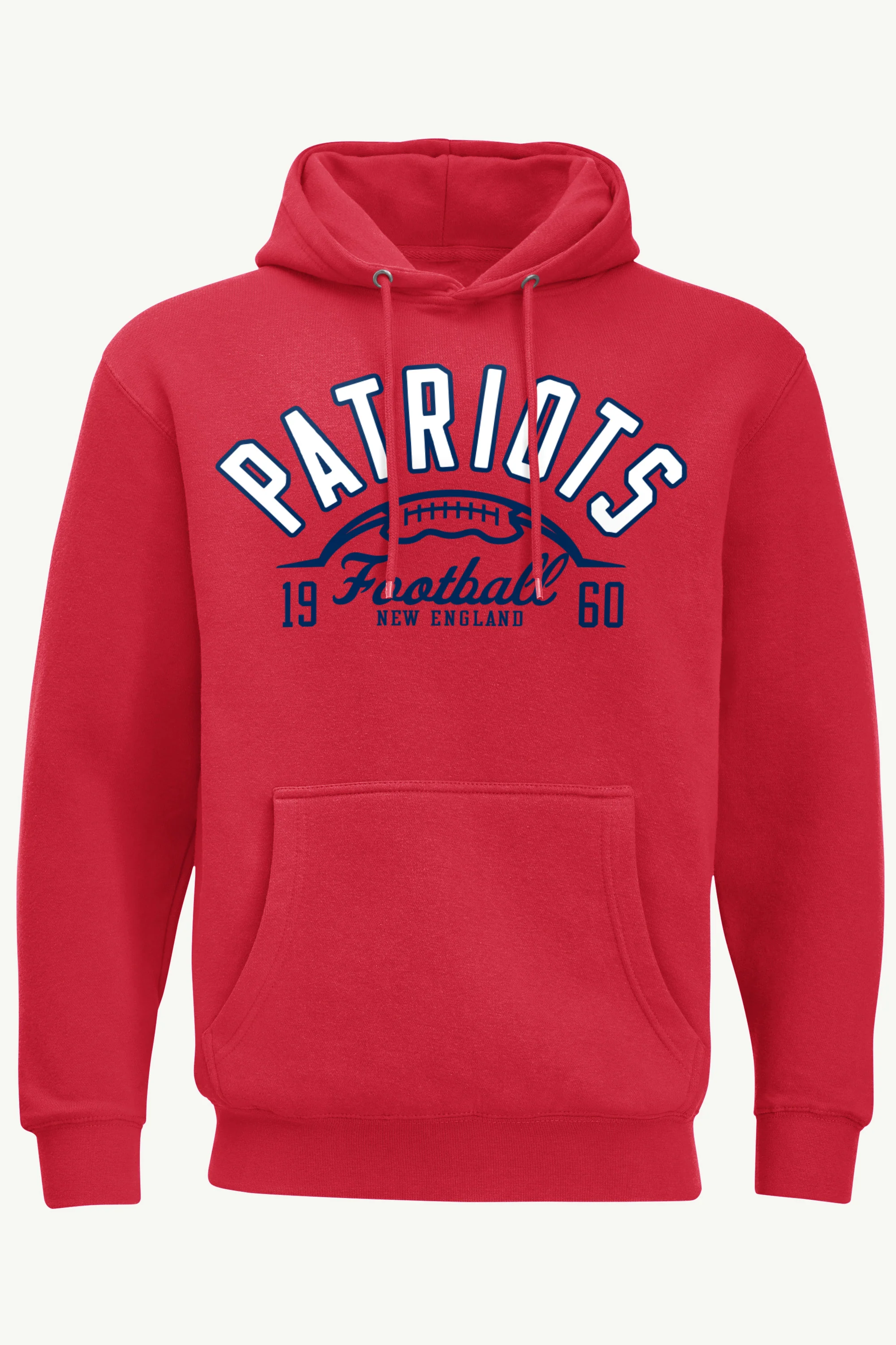 MENS NEW ENGLAND PATRIOTS HALF BALL HOODIE