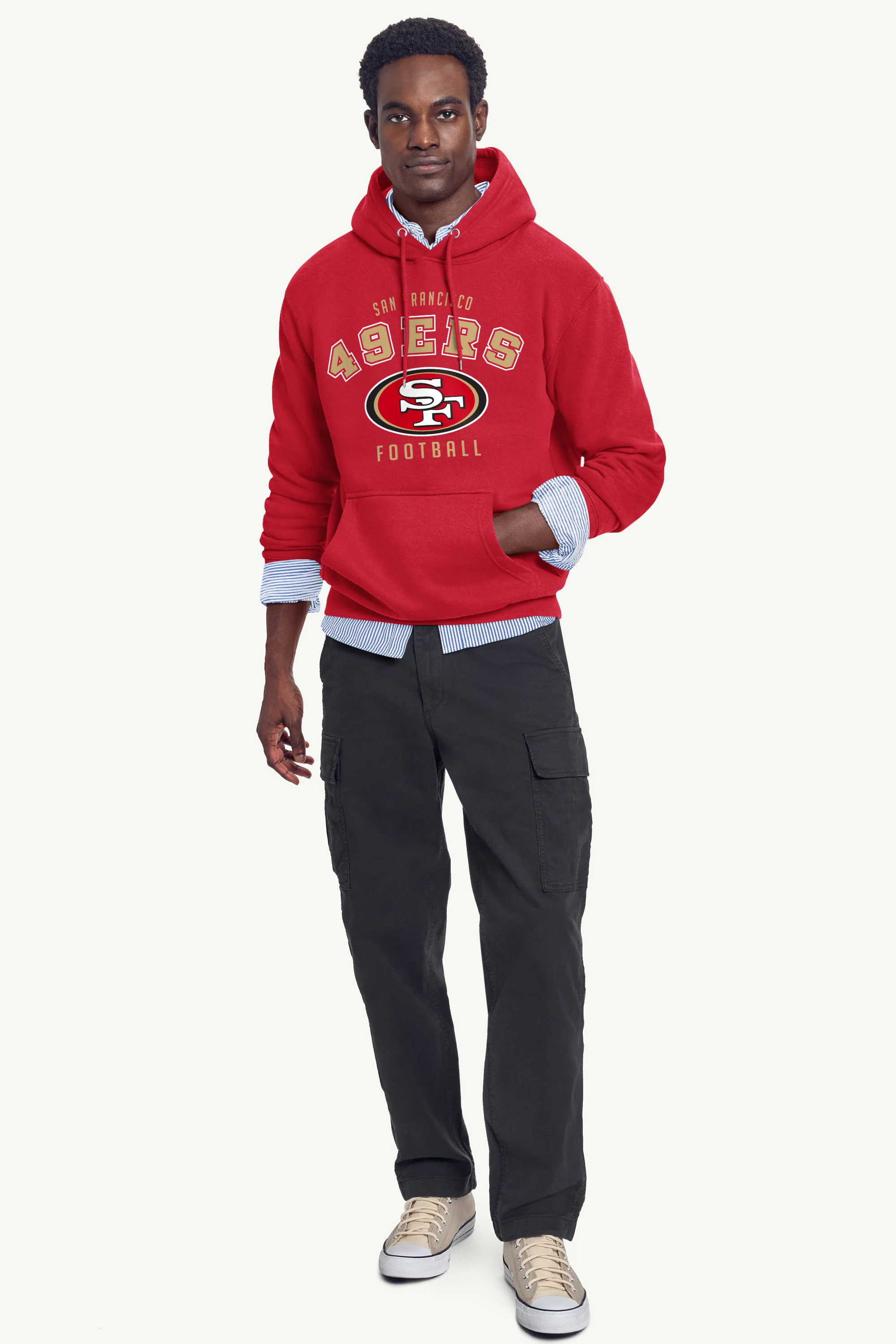 MENS SAN FRANCISCO 49ERs HOODIE - Image 3