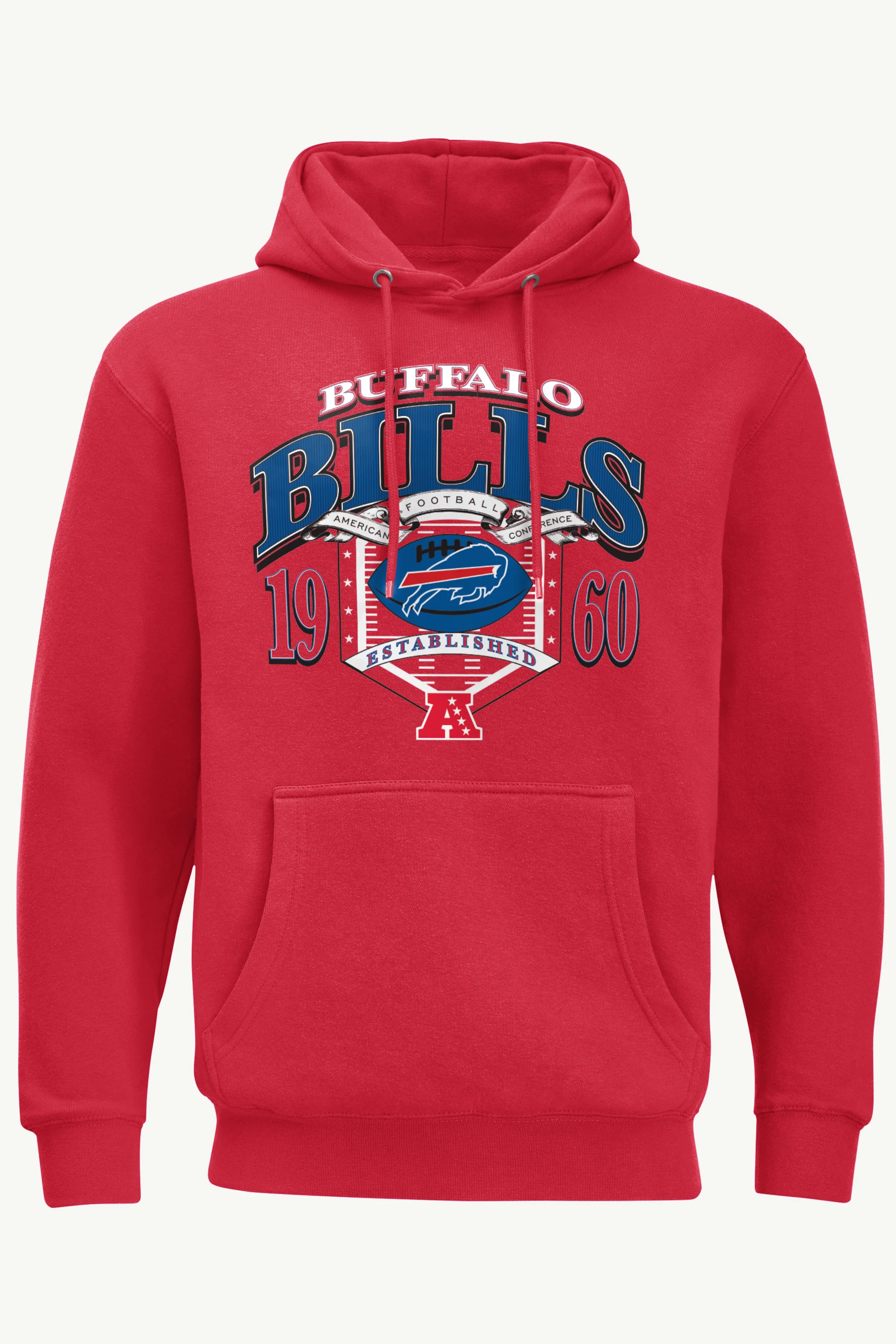 MENS BUFFALO BILLS 80s INSPIRED FIELD HOODIE