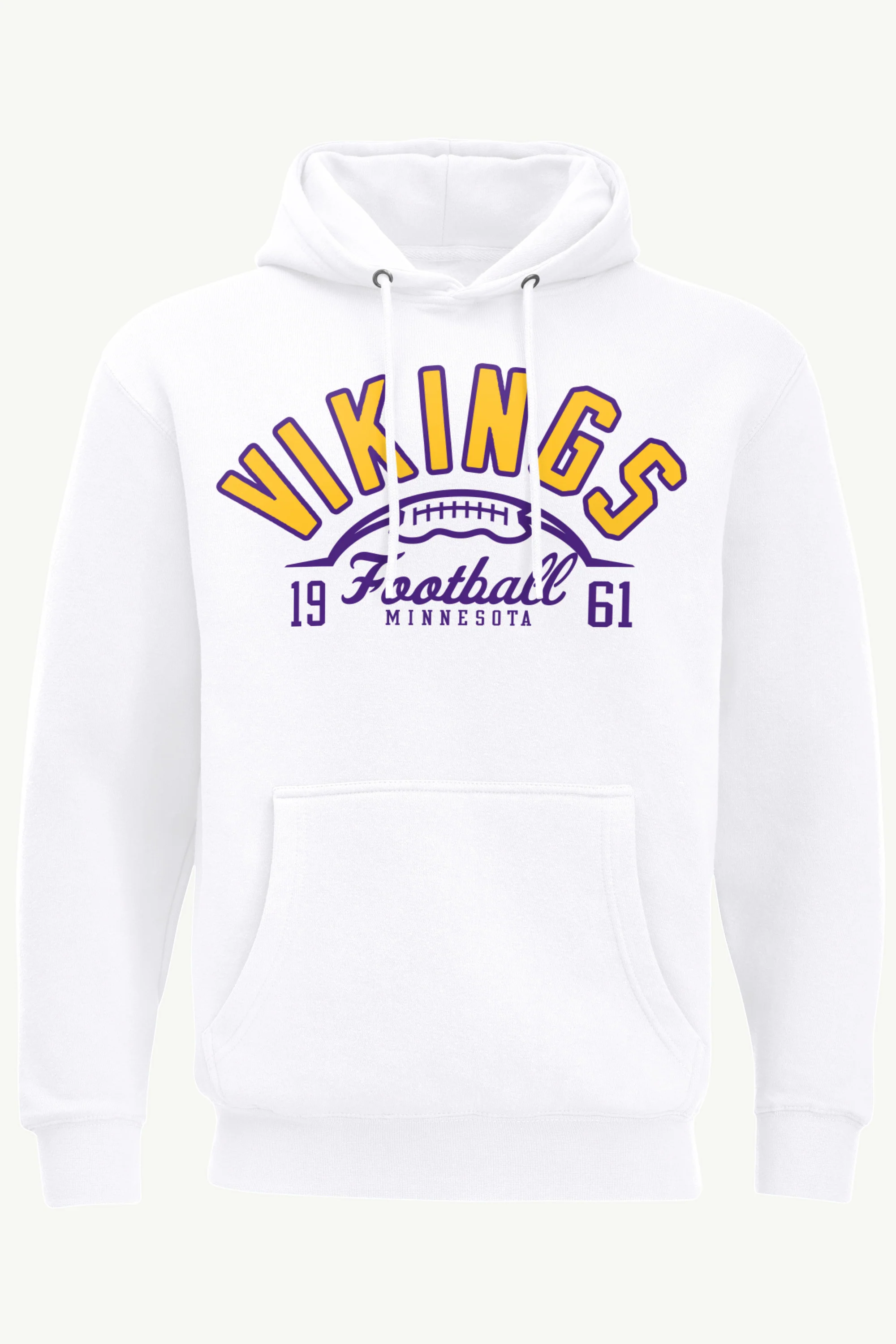 MENS MINNESOTA VIKINGS HALF BALL HOODIE