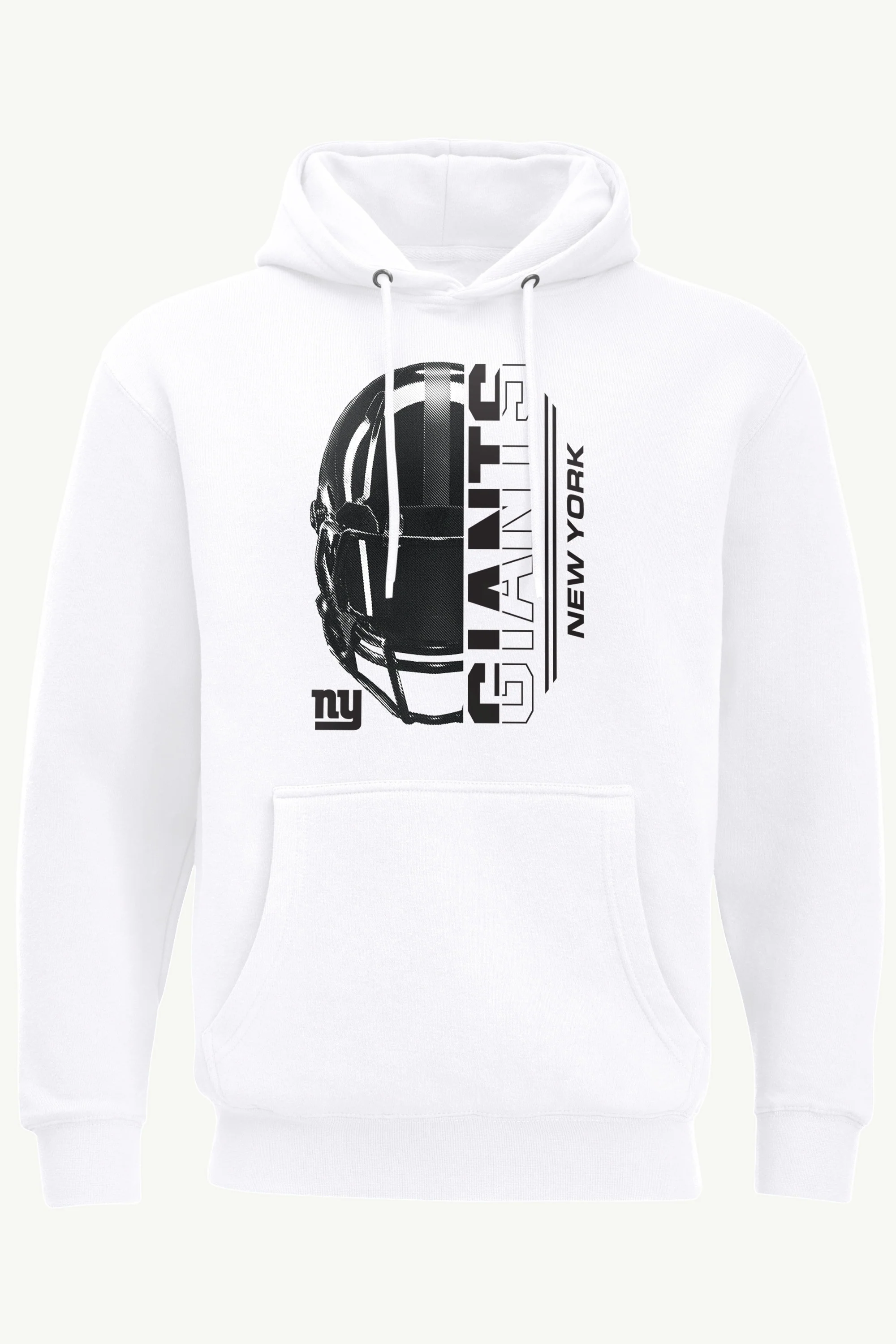MENS NEW YORK GIANTS HALF HELMET HOODIE
