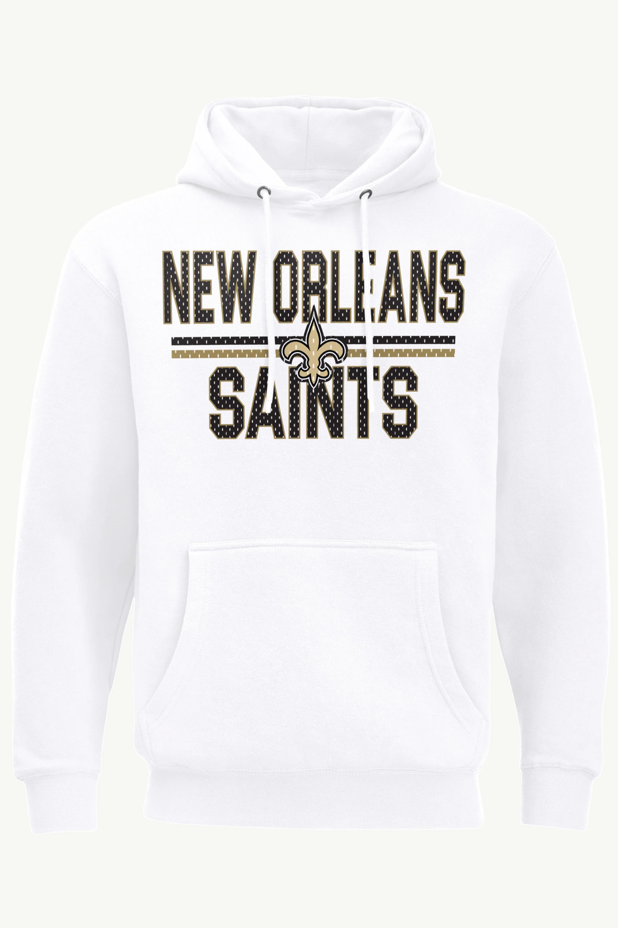 MENS NEW ORLEANS SAINTS MESH LOOK HOODIE
