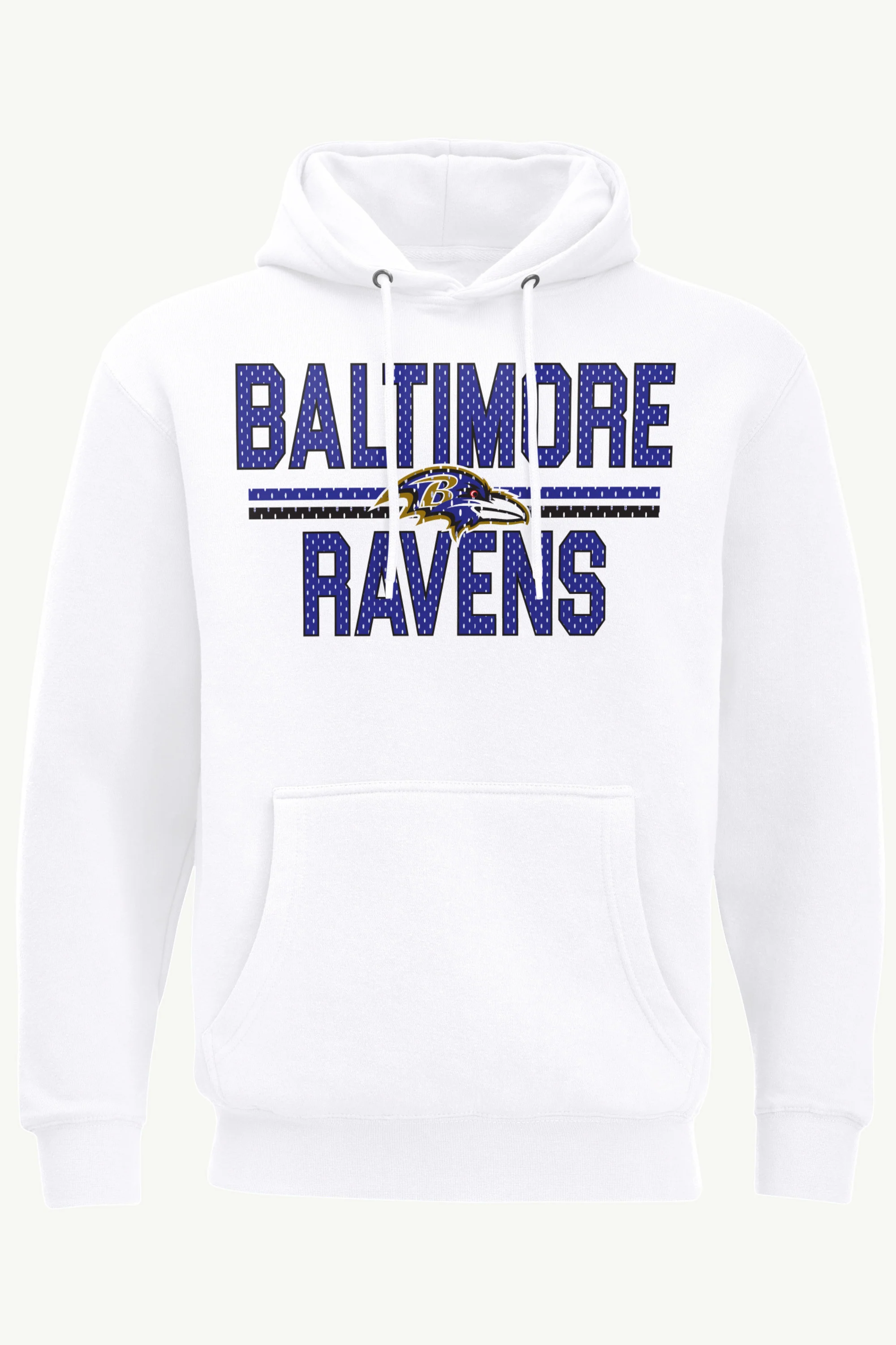 MENS BALTIMORE RAVENS MESH LOOK HOODIE