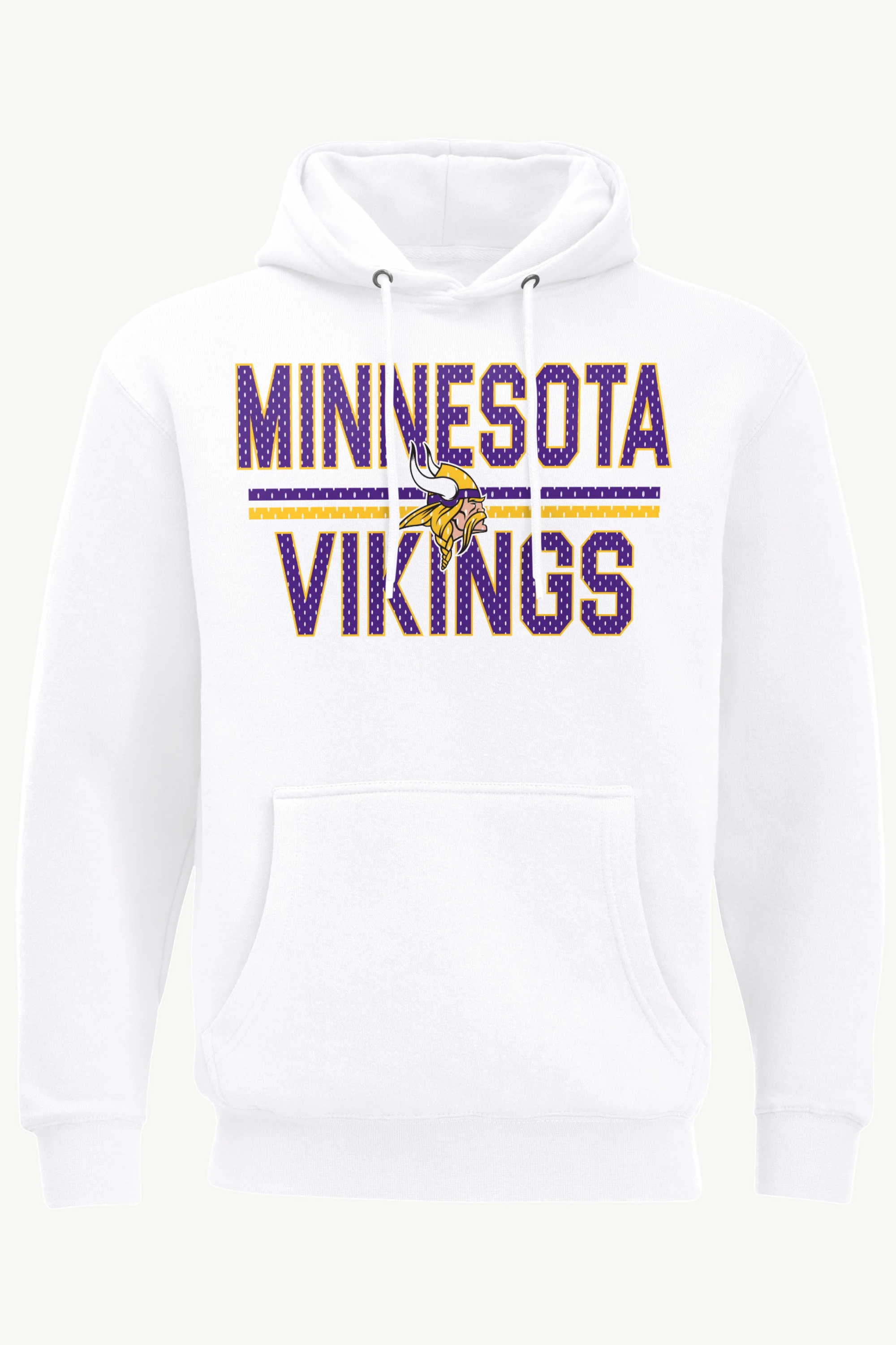 MENS MINNESOTA VIKINGS MESH LOOK HOODIE