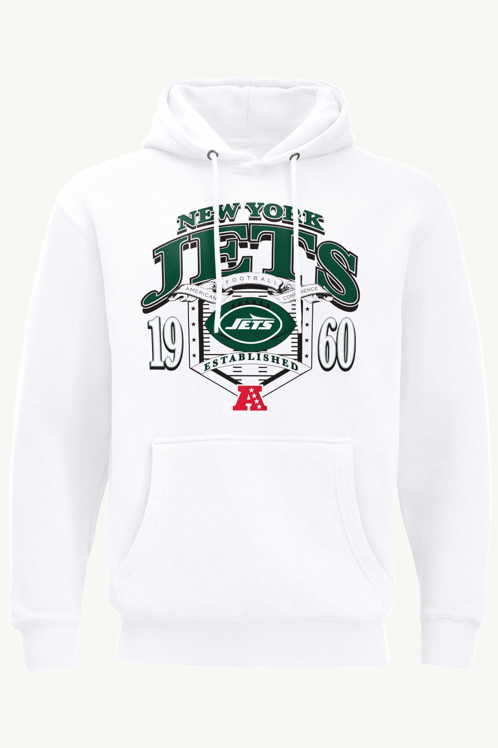 MENS NEW YORK JETS 80s INSPIRED FIELD HOODIE