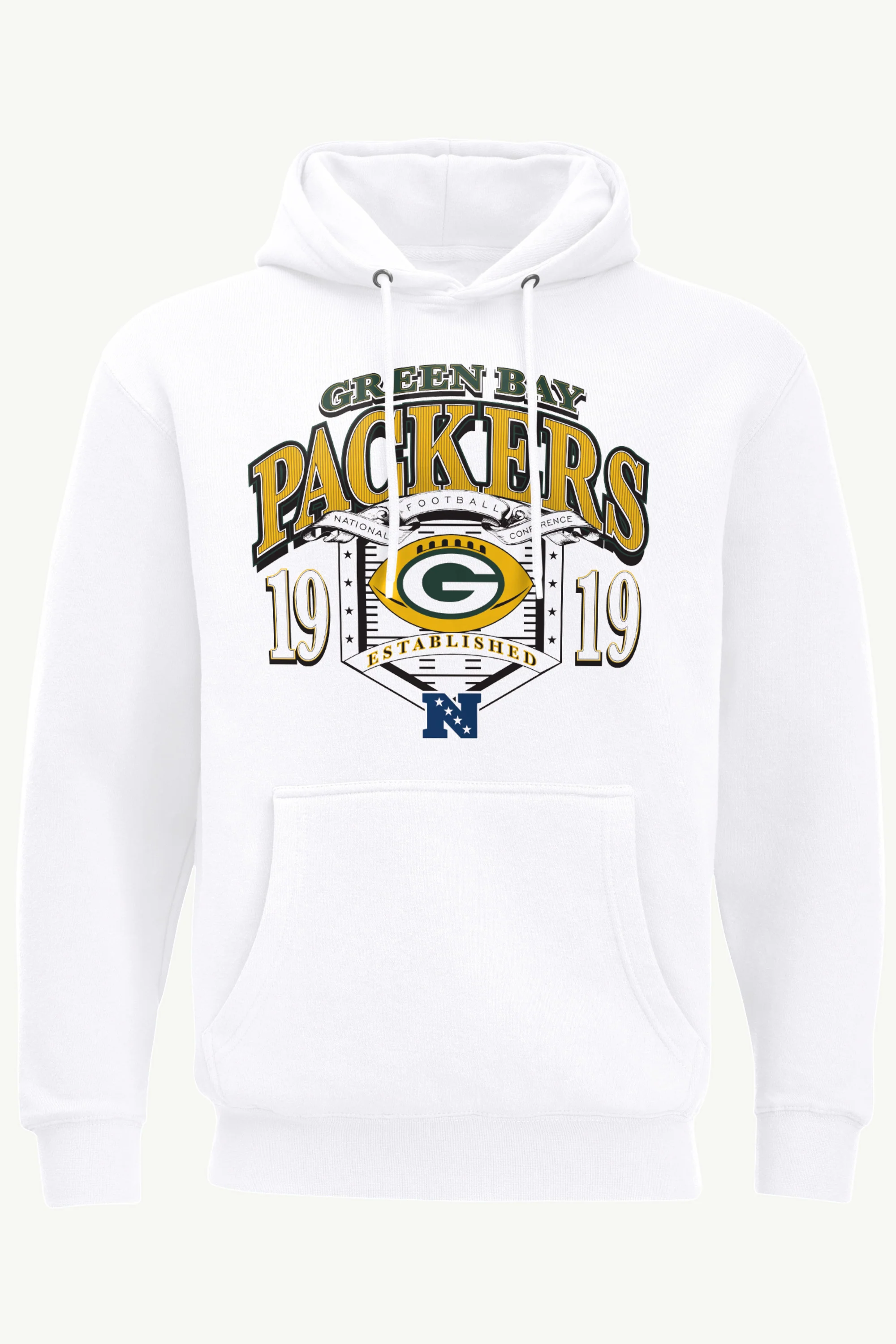 MENS GREEN BAY PACKERS 80s INSPIRED FIELD HOODIE