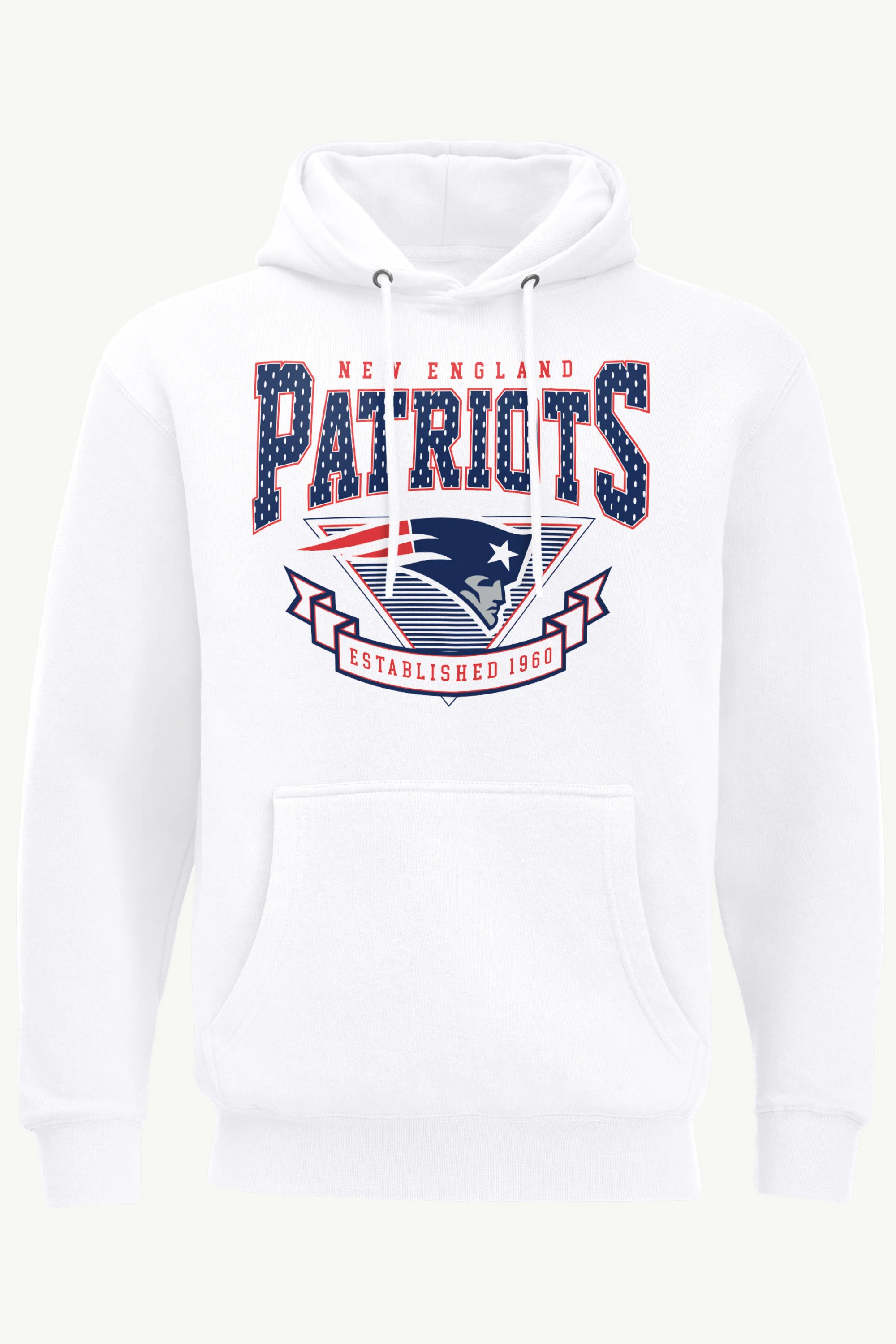 MENS NEW ENGLAND PATRIOTS 80's INSPIRED HOODIE
