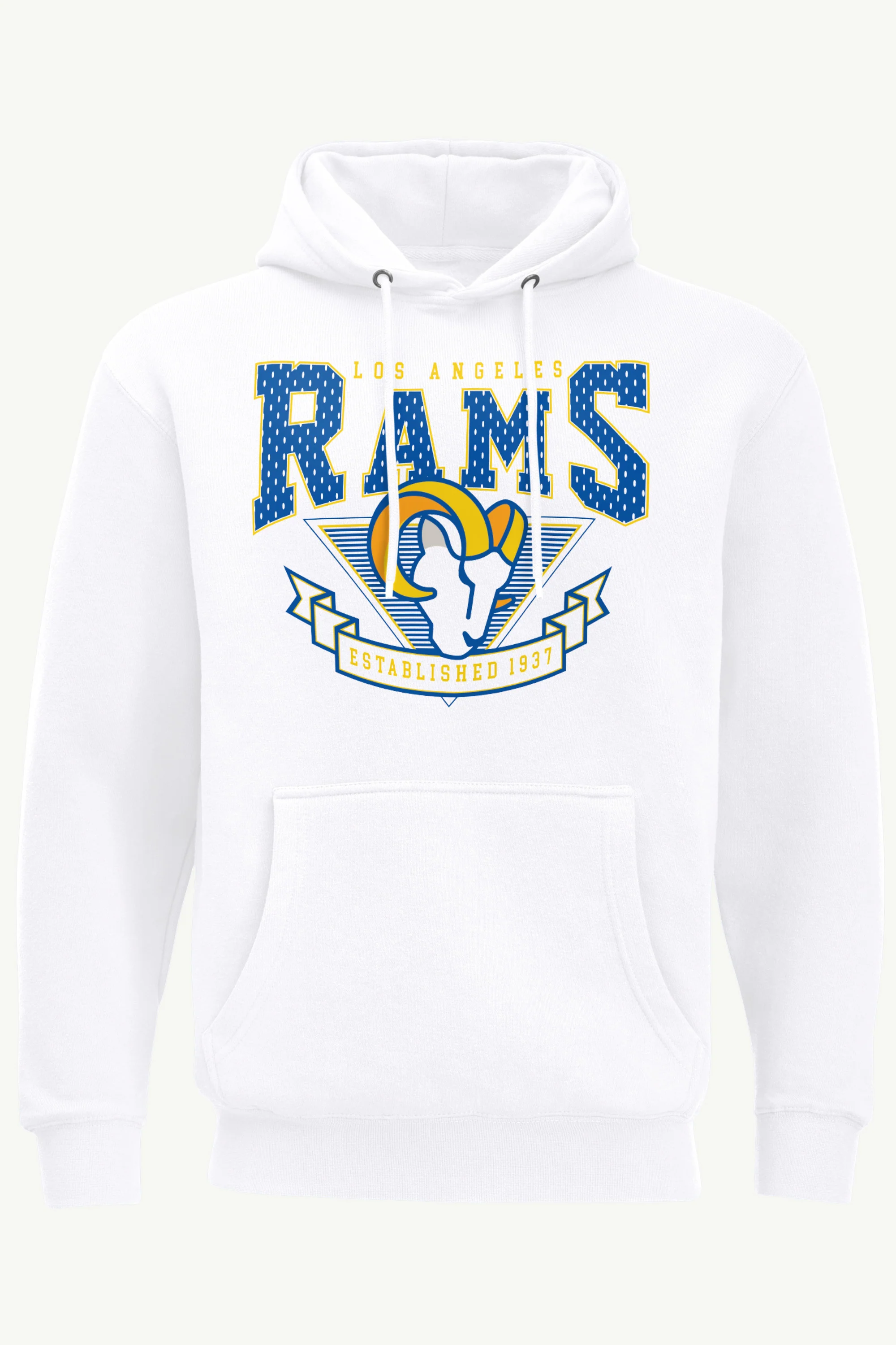 MENS LOS ANGELES RAMS 80's INSPIRED HOODIE
