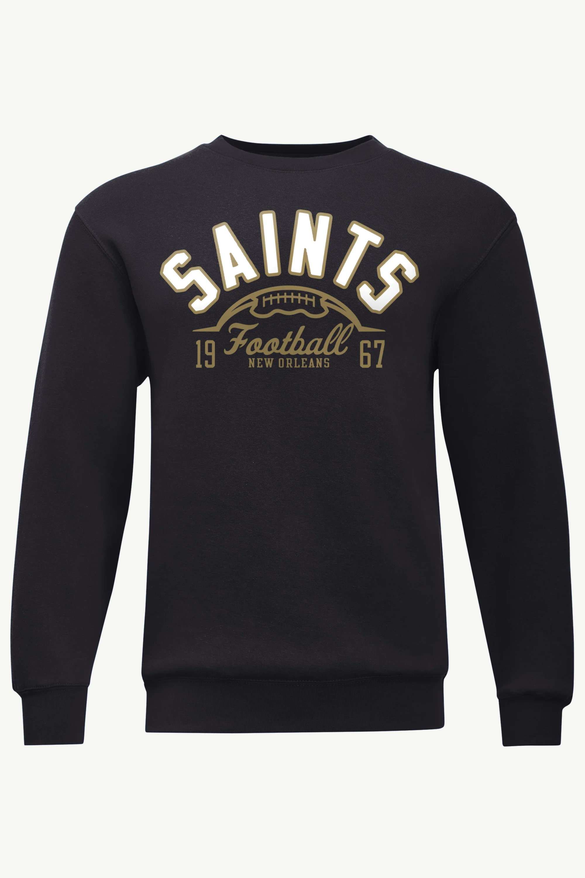 MENS NEW ORLEANS SAINTS HALF BALL SWEATSHIRT