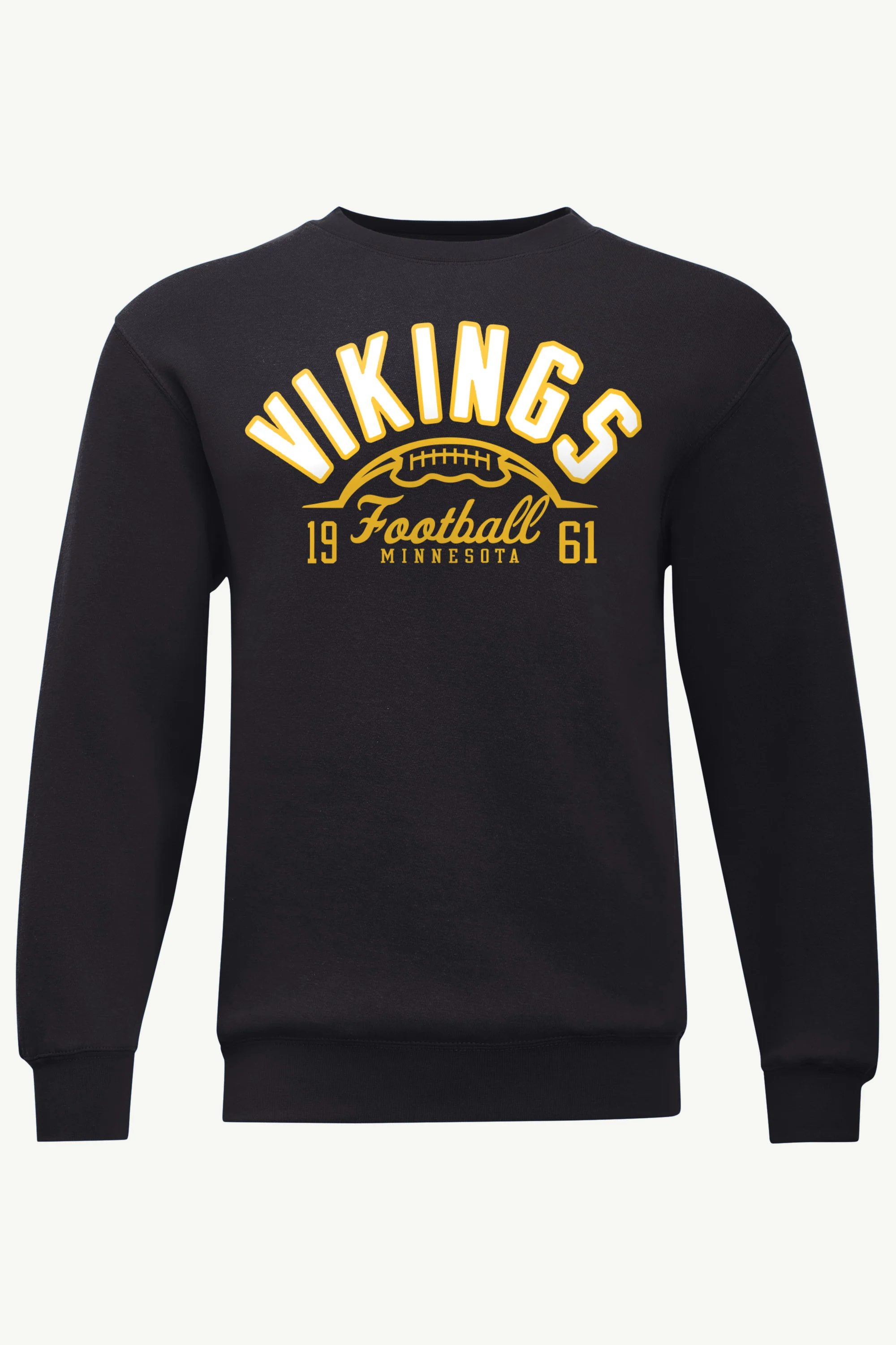 MENS MINNESOTA VIKINGS HALF BALL SWEATSHIRT