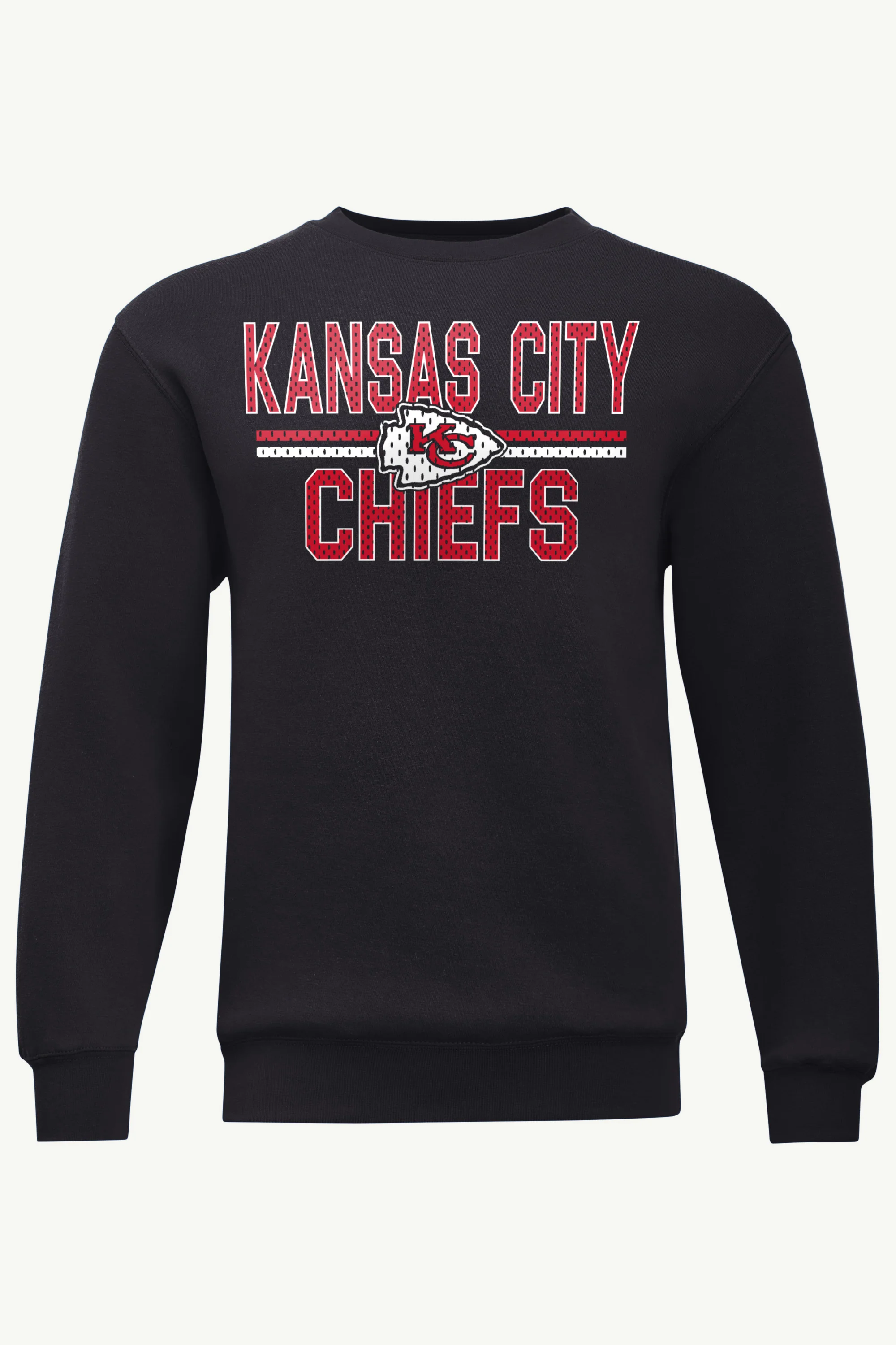 MENS KANSAS CITY CHIEFS MESH LOOK SWEATSHIRT