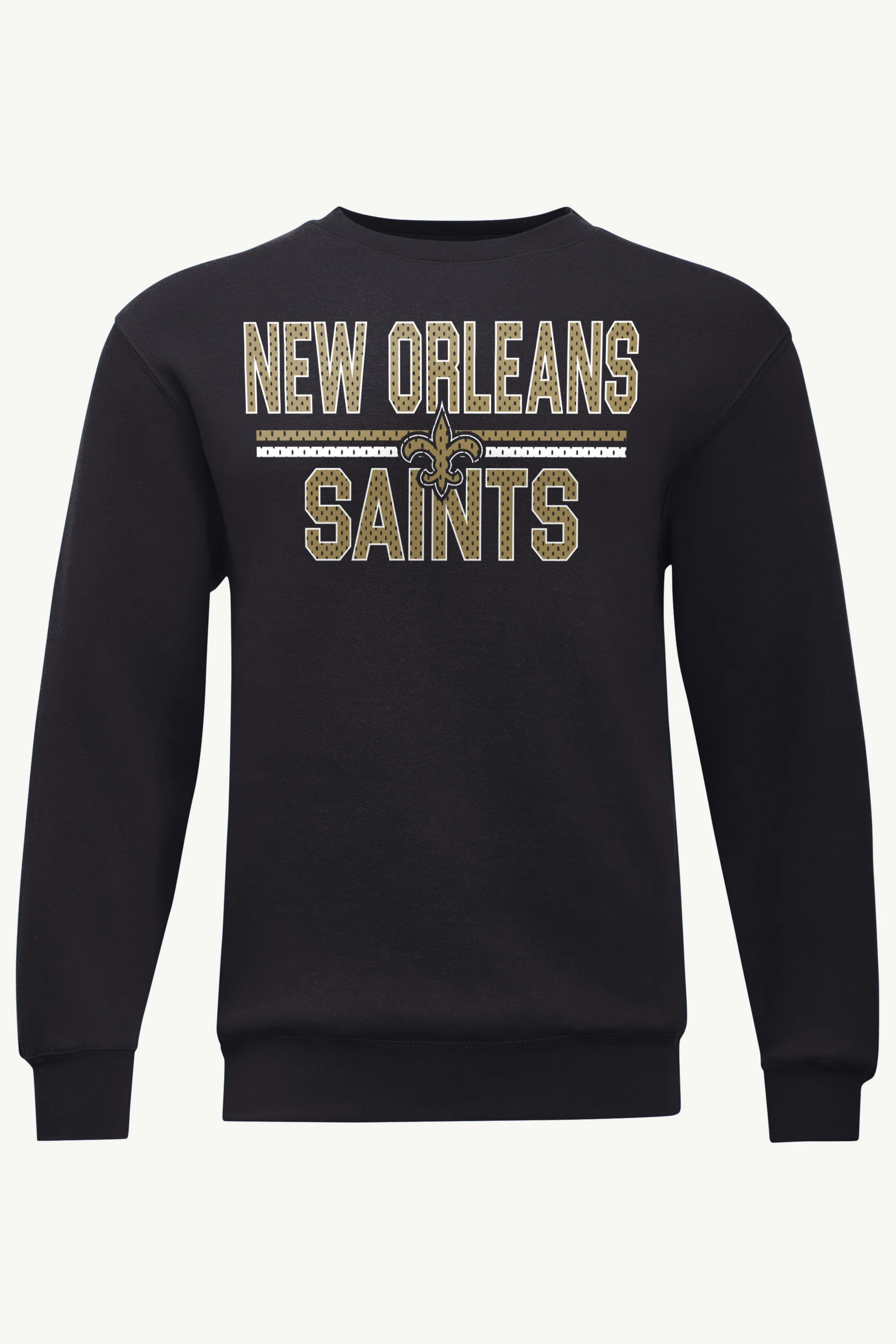 MENS NEW ORLEANS SAINTS MESH LOOK SWEATSHIRT - Image 4