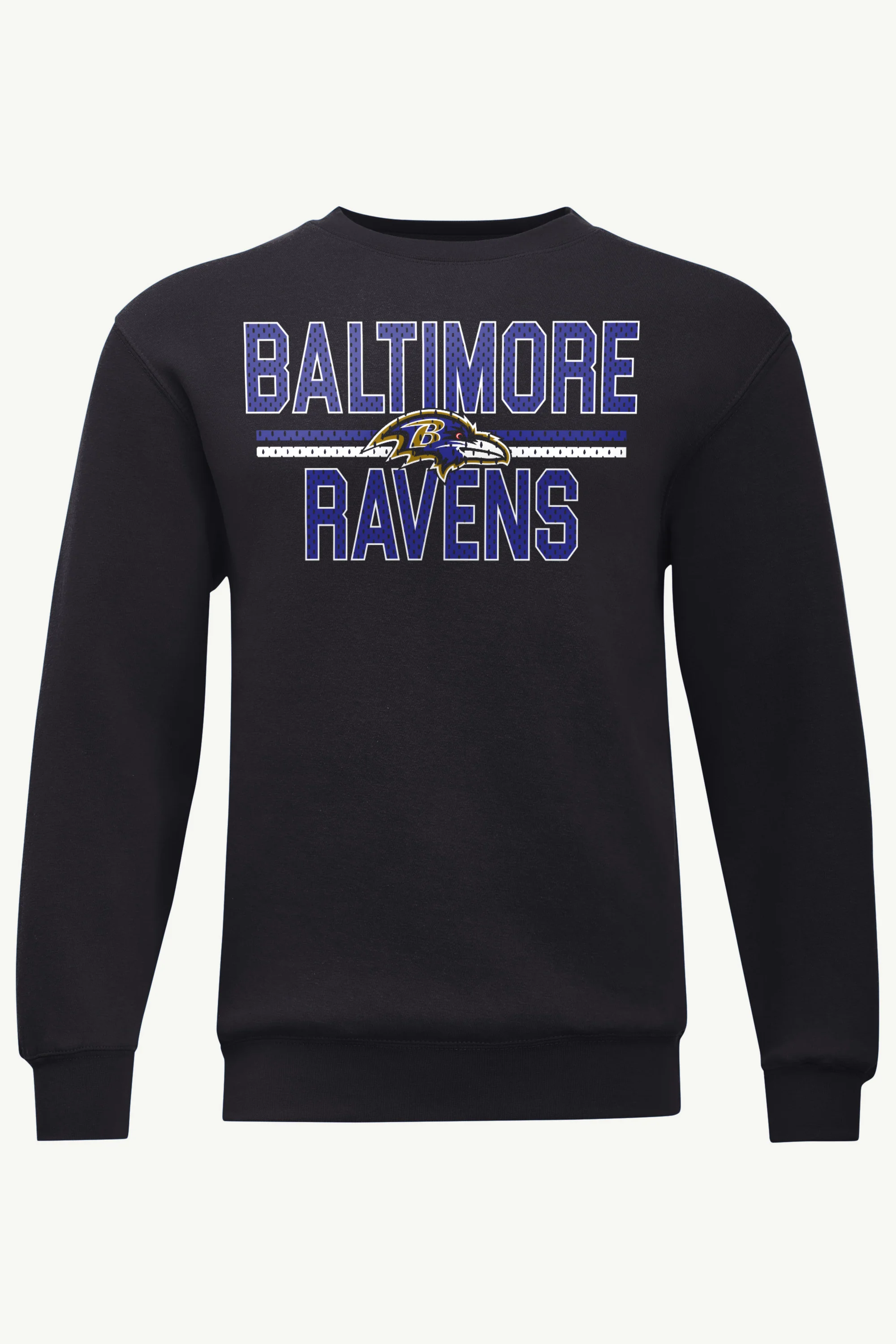 MENS BALTIMORE RAVENS MESH LOOK SWEATSHIRT - Image 5