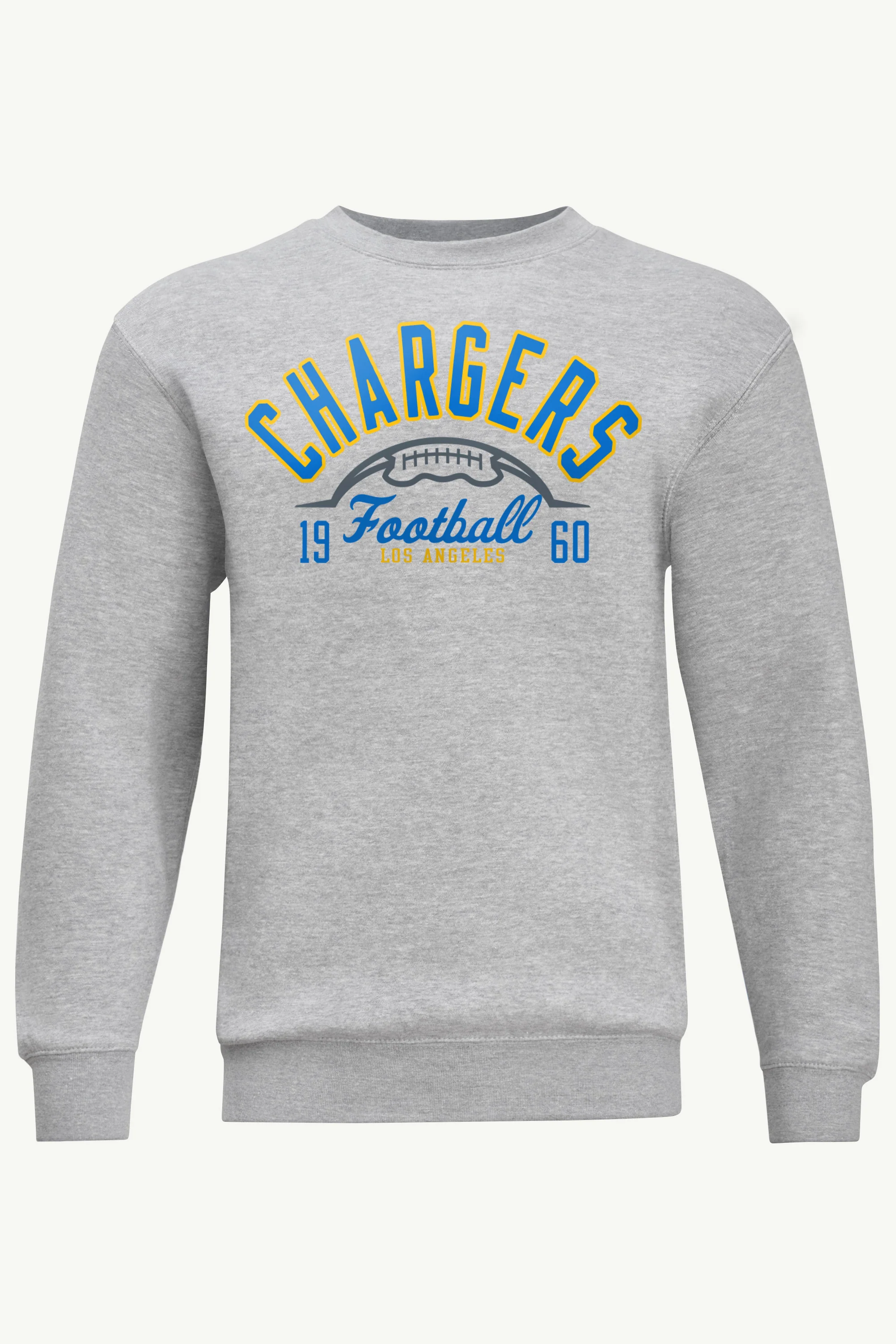 MENS LOS ANGELES CHARGERS HALF BALL SWEATSHIRT