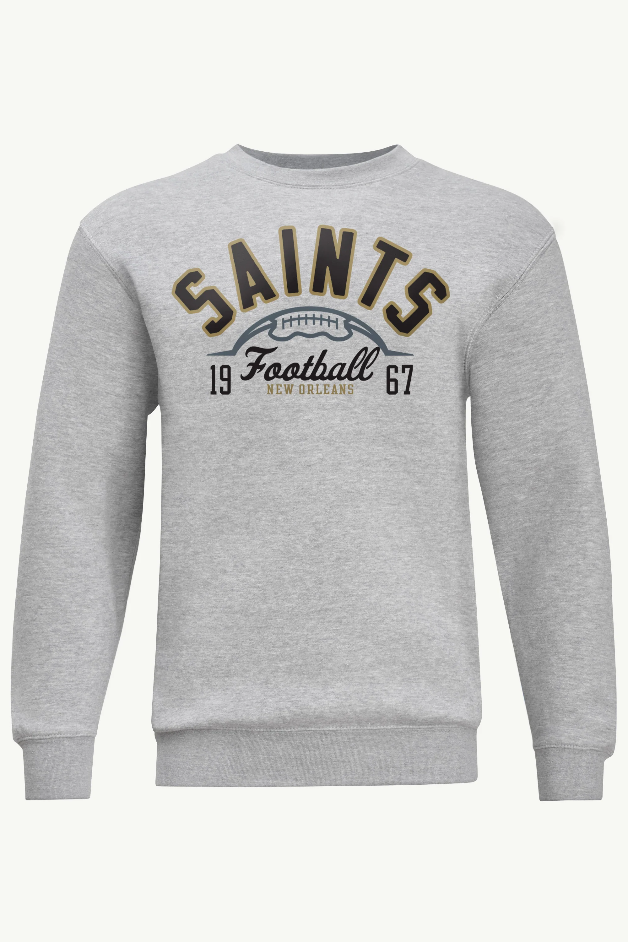 MENS NEW ORLEANS SAINTS HALF BALL SWEATSHIRT