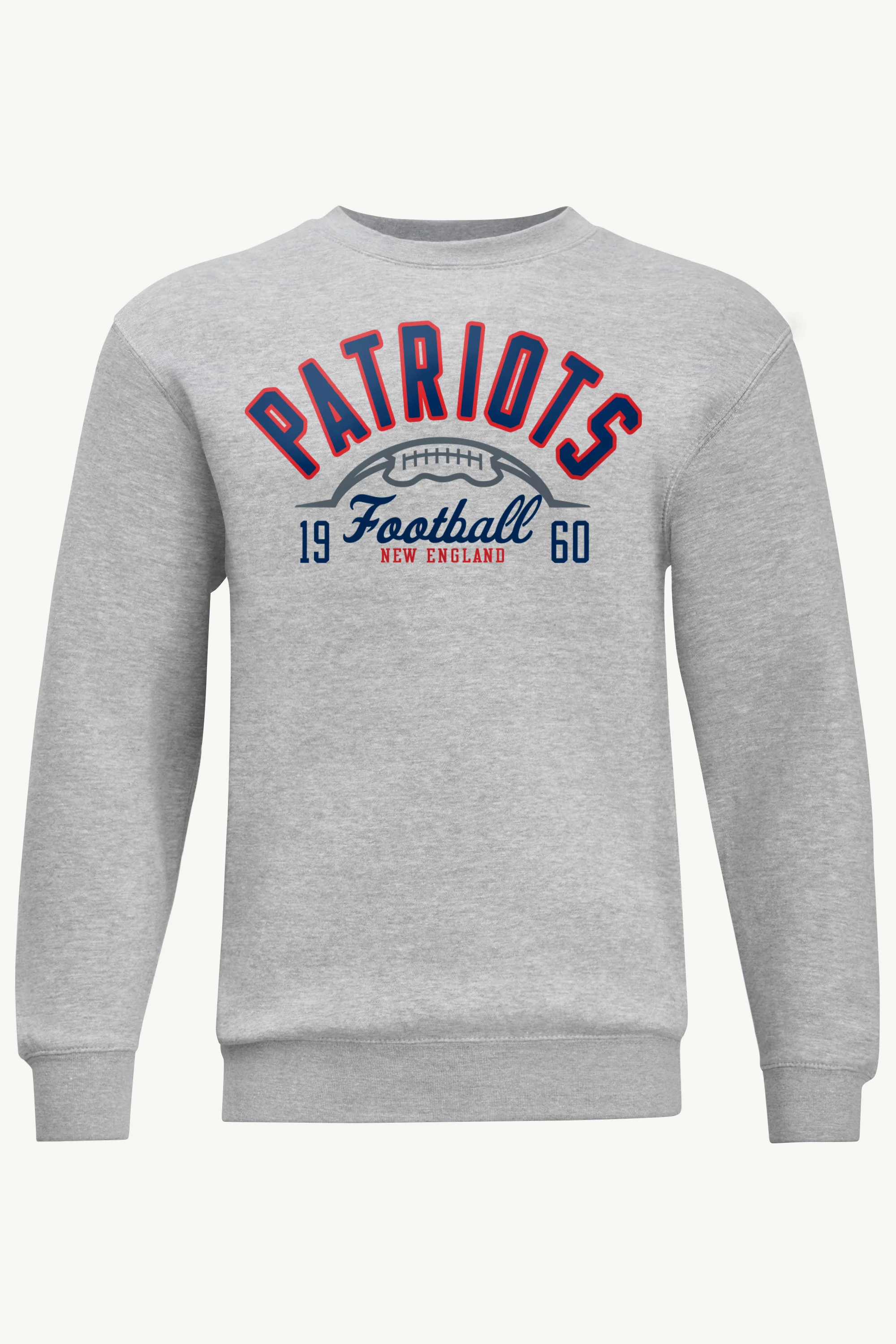 MENS NEW ENGLAND PATRIOTS HALF BALL SWEATSHIRT