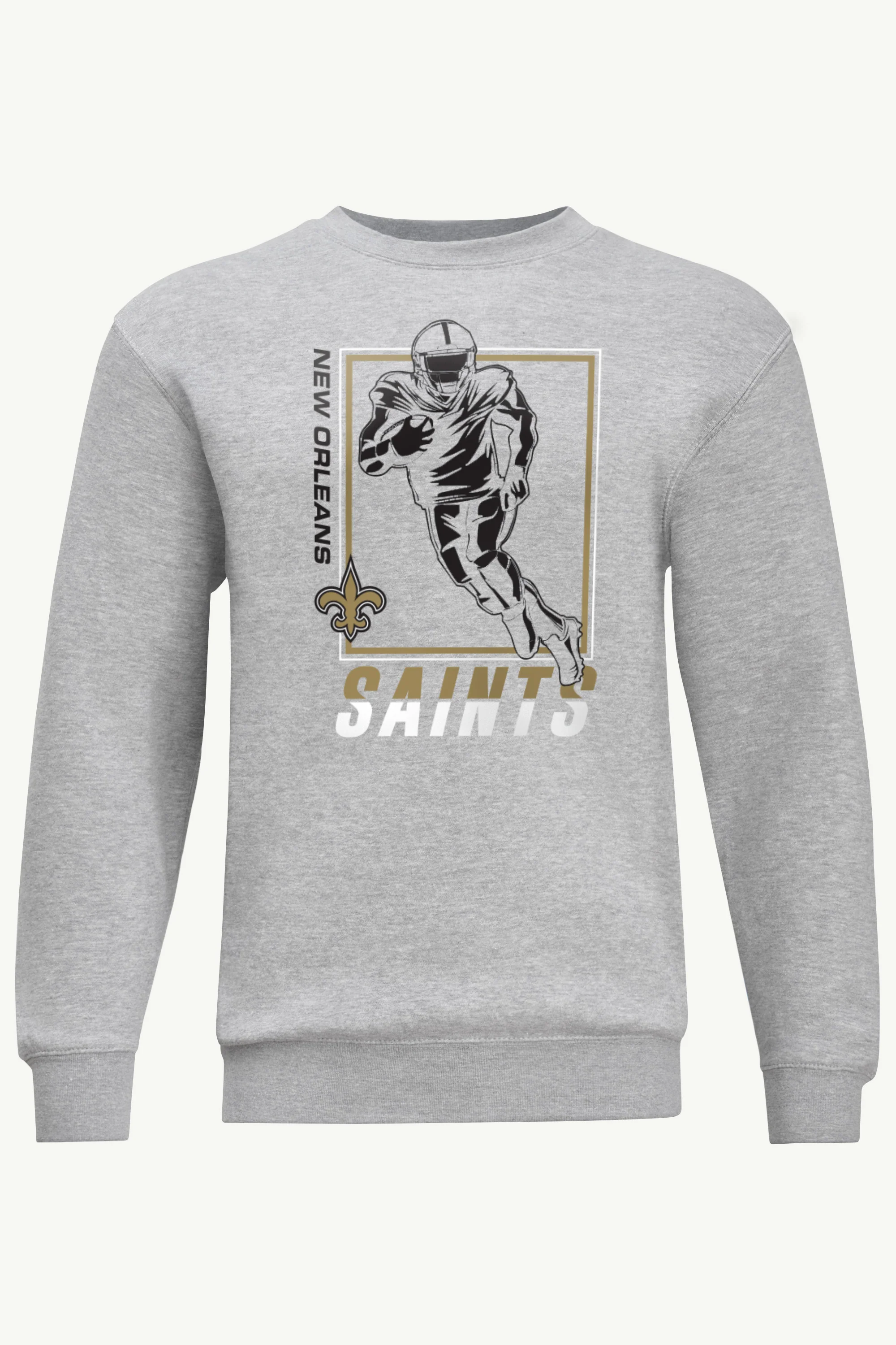 MENS NEW ORLEANS SAINTS PLAYER GRID SWEATSHIRT