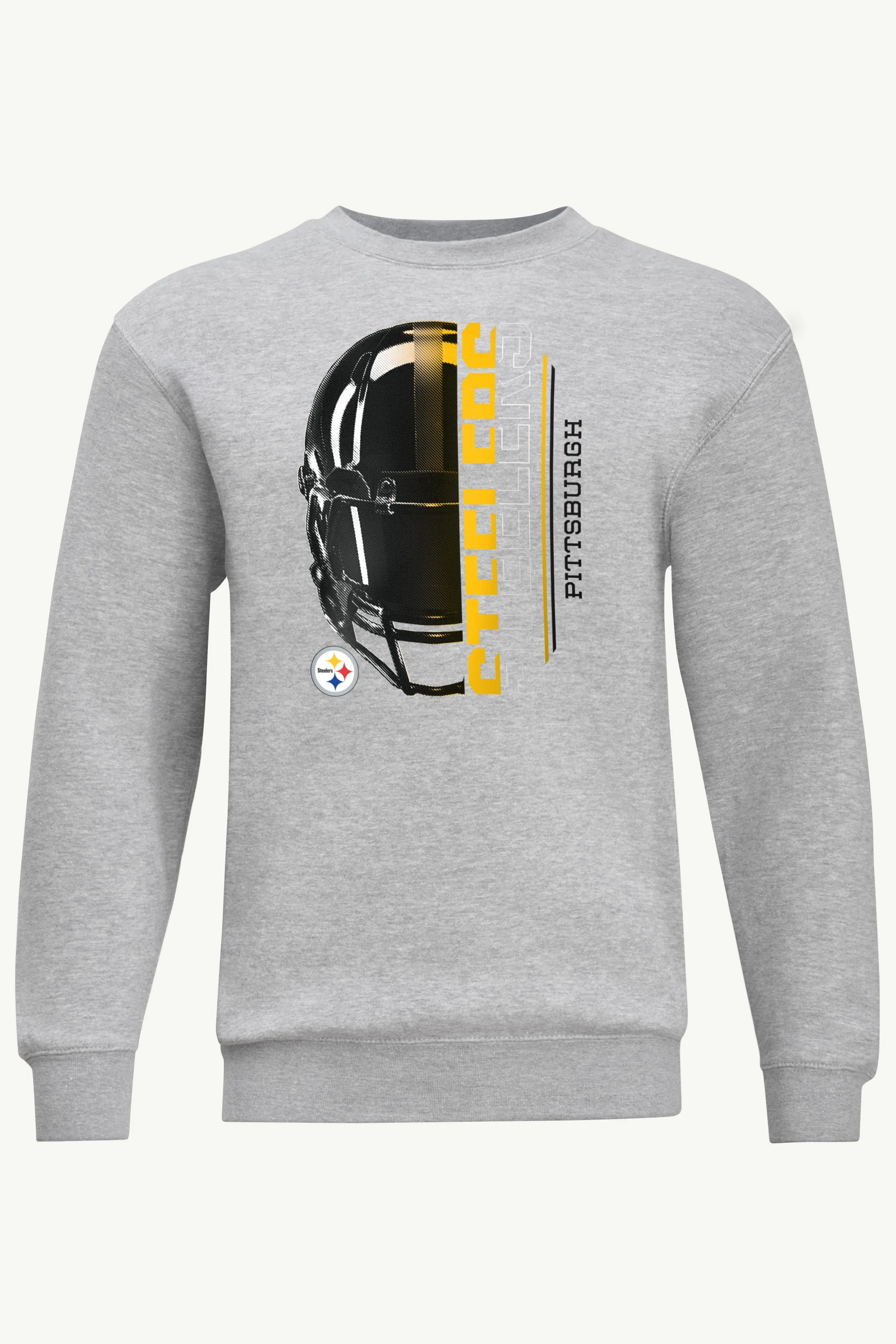 MENS PITTSBURGH STEELERS HALF HELMET SWEATSHIRT