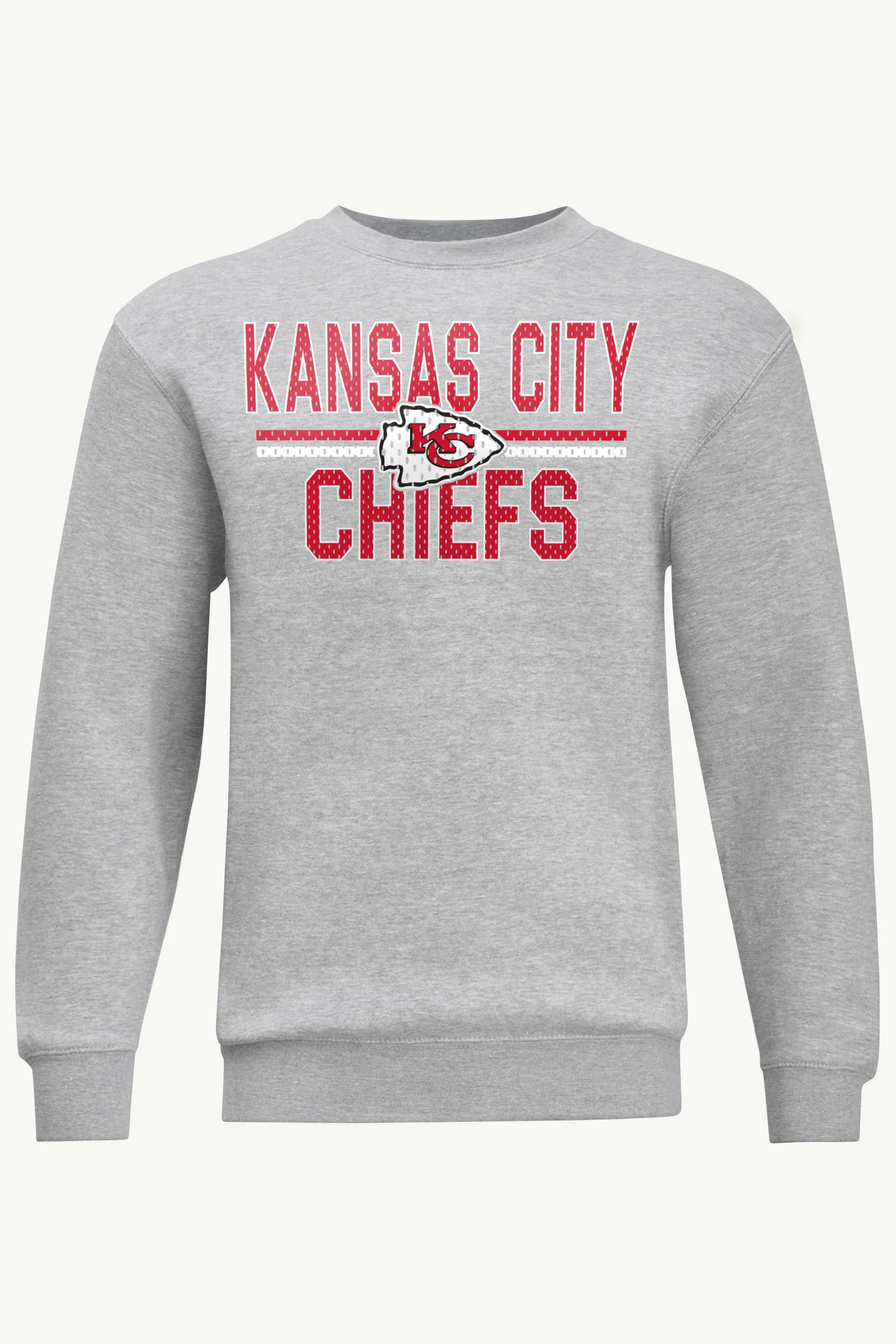 MENS KANSAS CITY CHIEFS MESH LOOK SWEATSHIRT