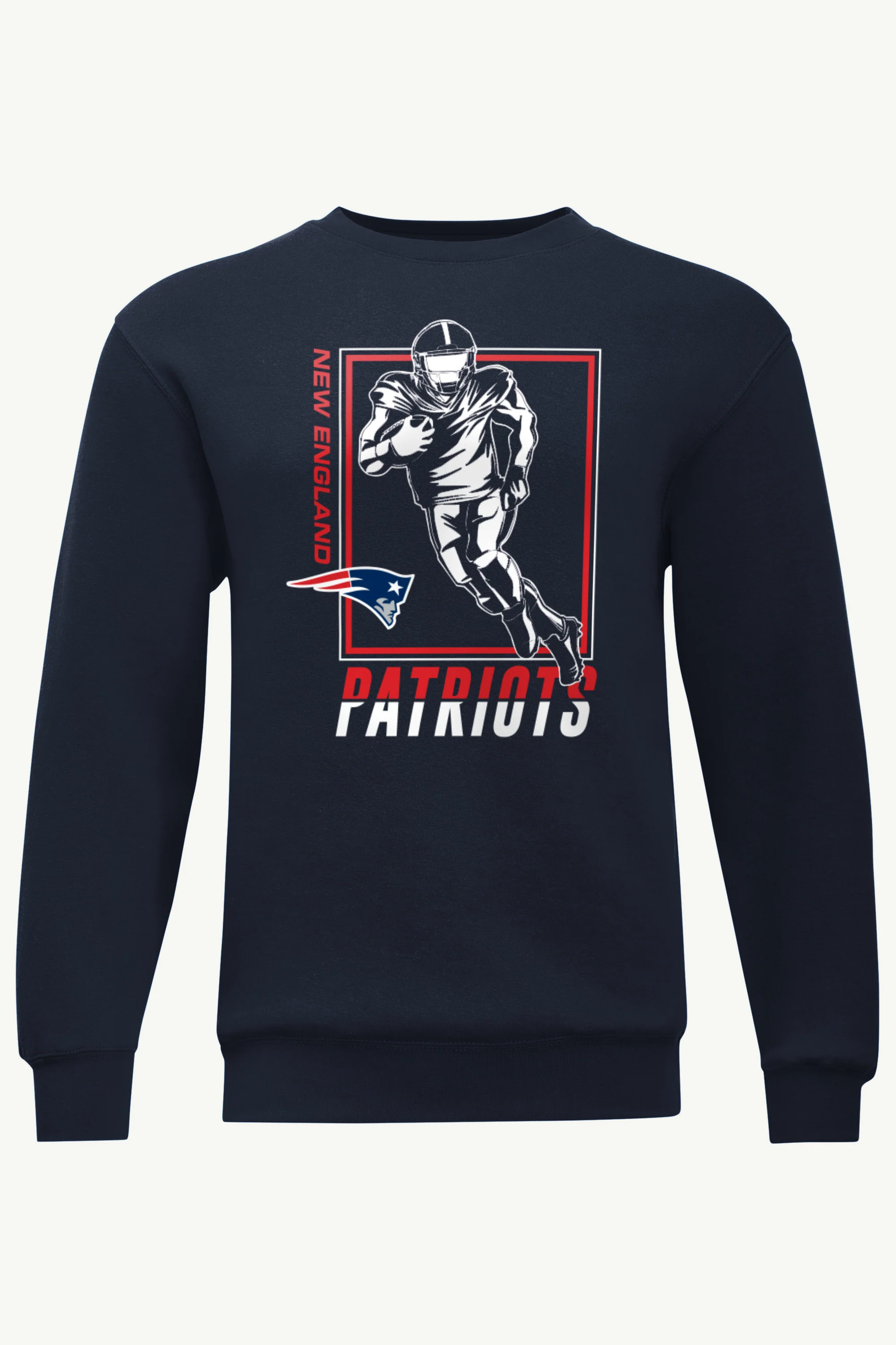 MENS NEW ENGLAND PATRIOTS PLAYER GRID SWEATSHIRT