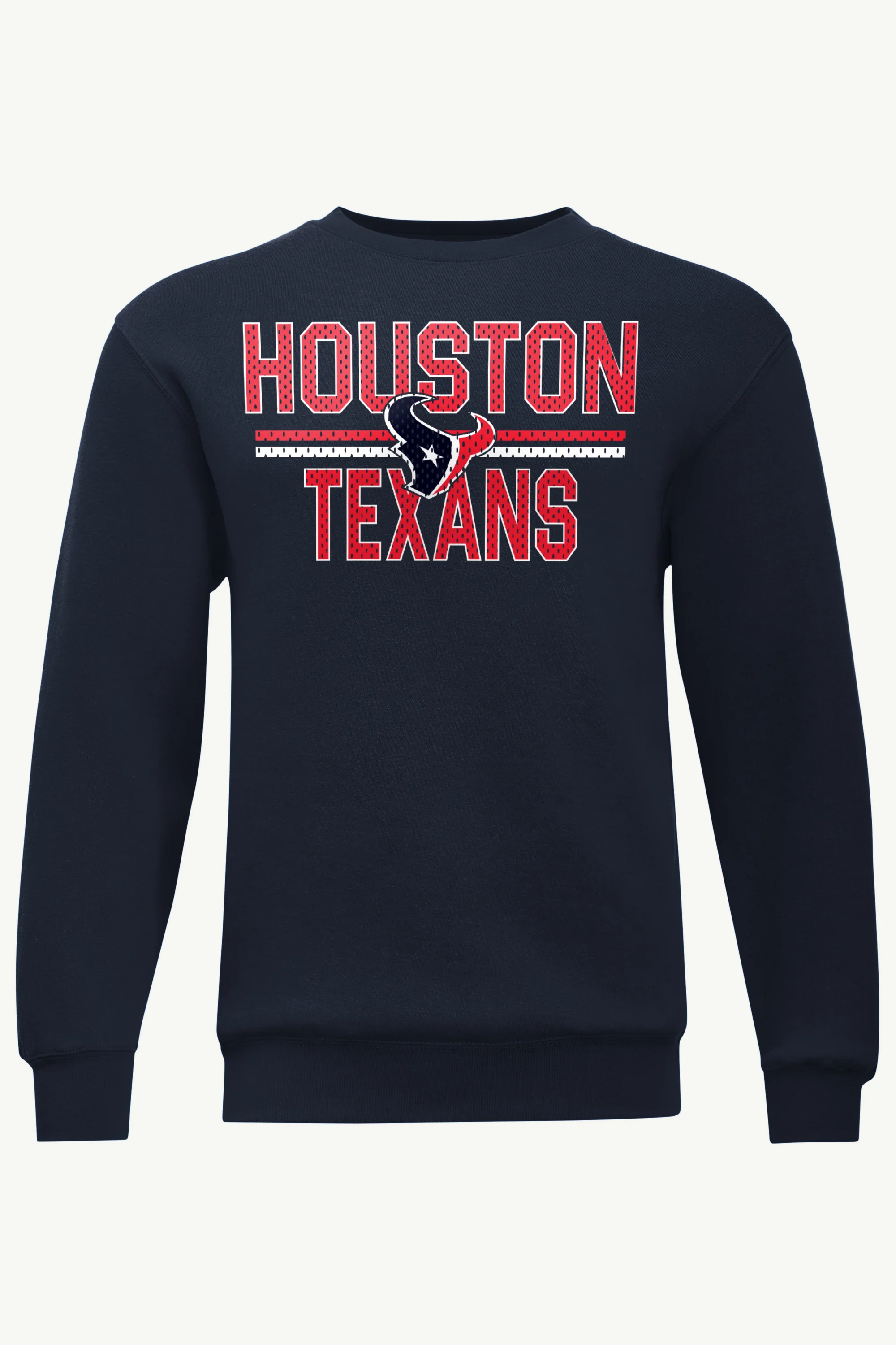 MENS HOUSTON TEXANS MESH LOOK SWEATSHIRT