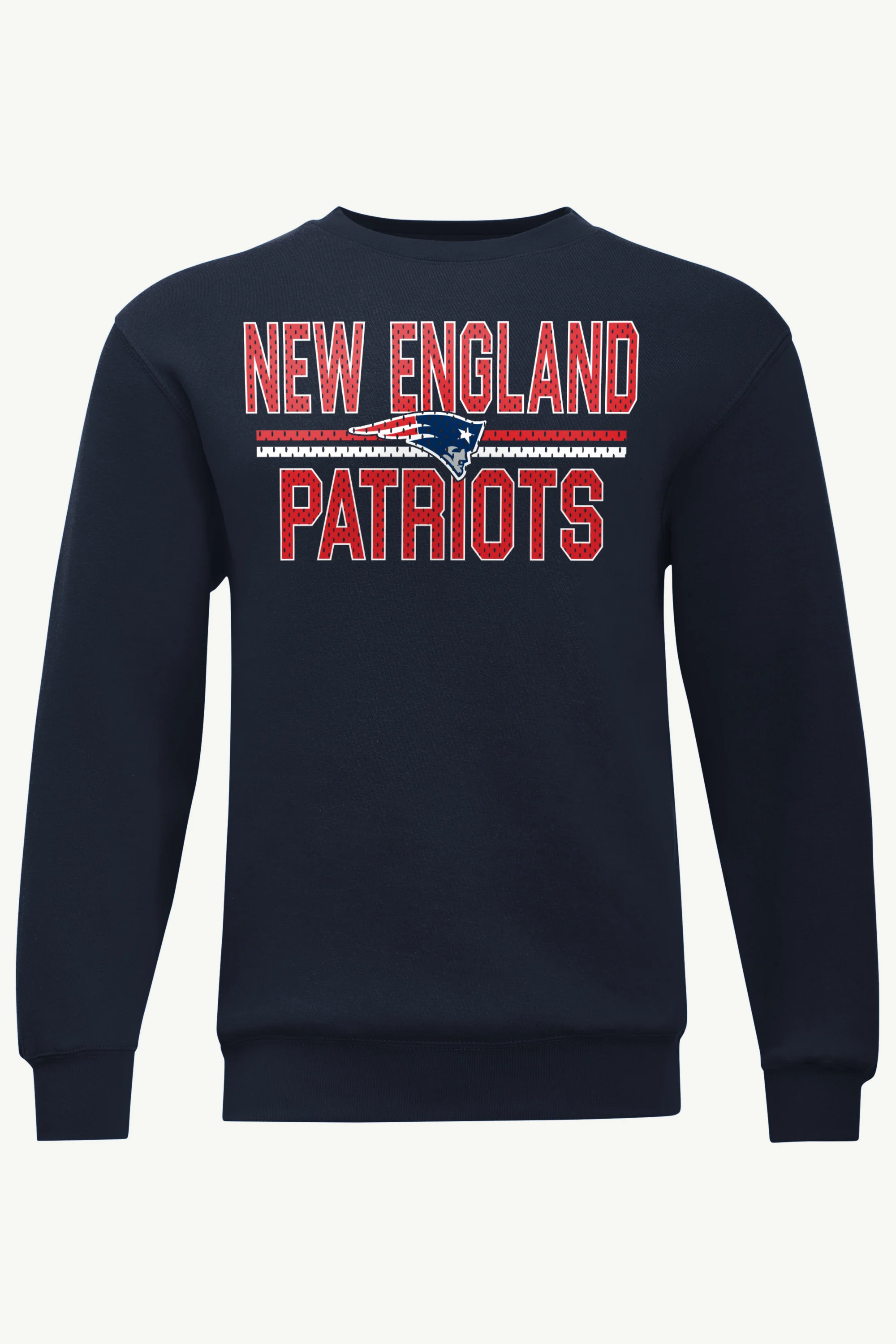 MENS NEW ENGLAND PATRIOTS MESH LOOK SWEATSHIRT