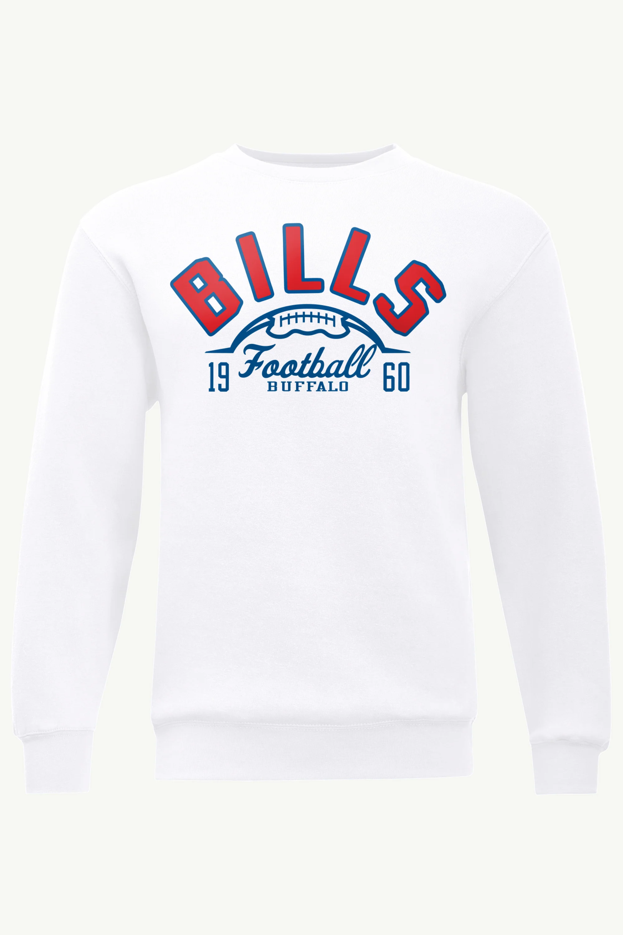 MENS BUFFALO BILLS HALF BALL SWEATSHIRT