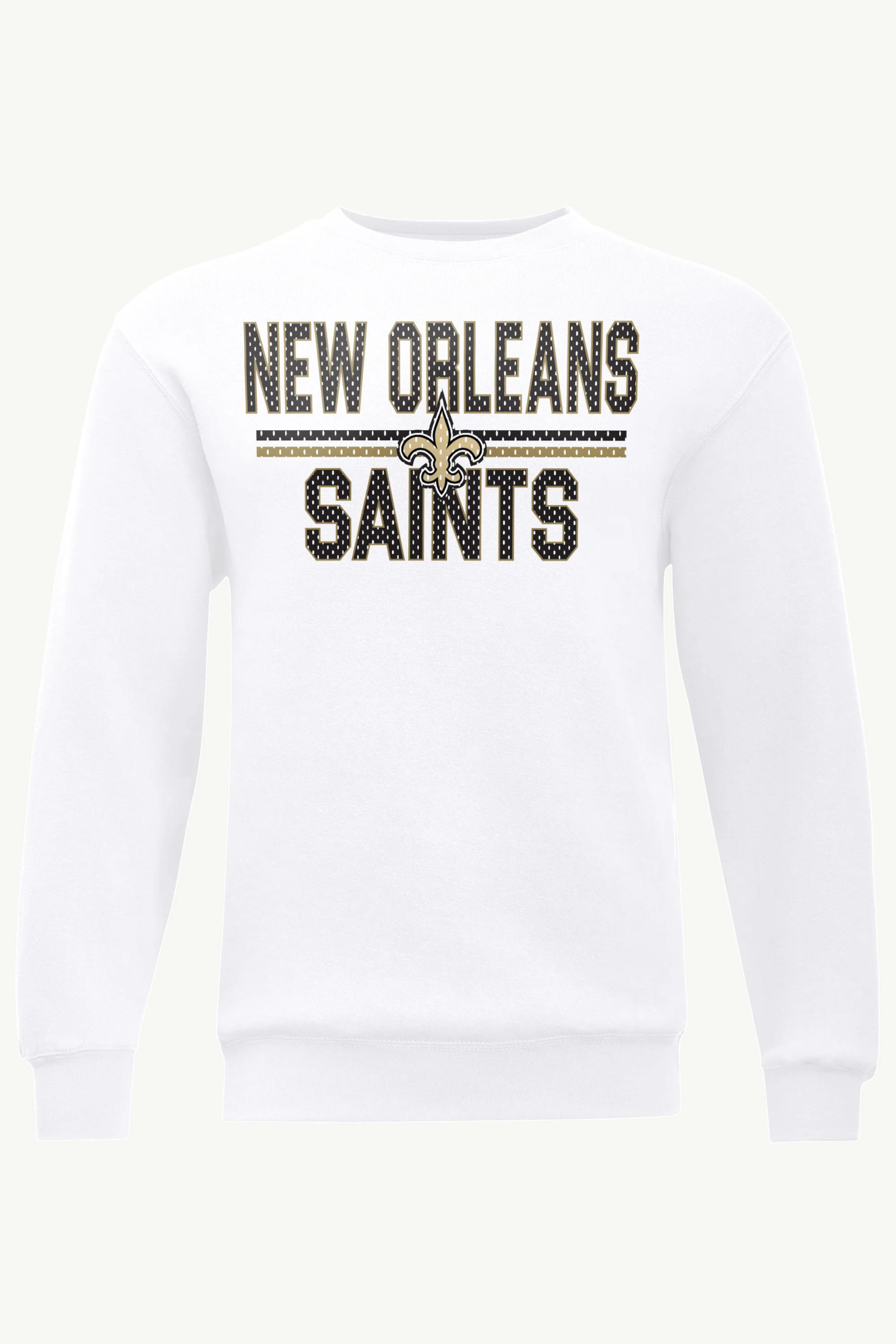MENS NEW ORLEANS SAINTS MESH LOOK SWEATSHIRT