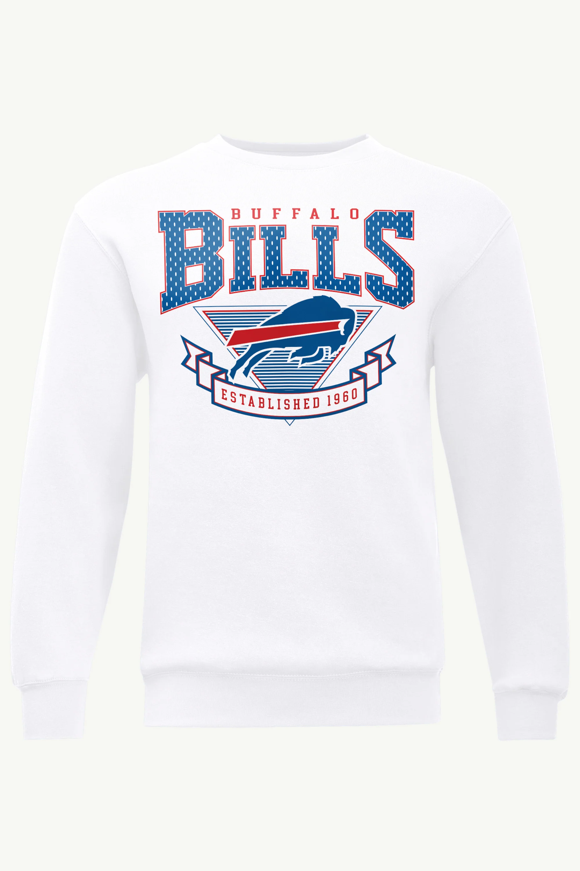 MENS BUFFALO BILLS 80's INSPIRED SWEATSHIRT