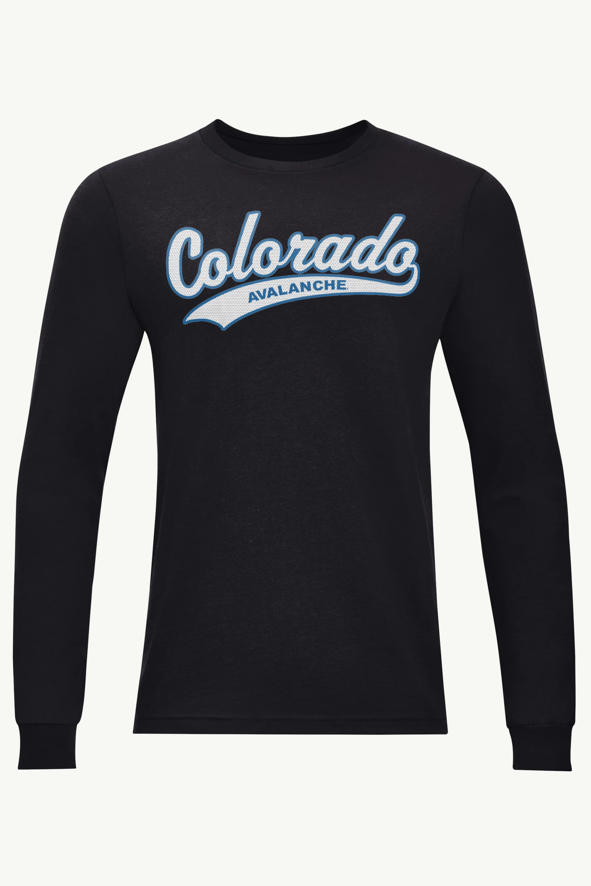 MENS COLORADO AVALANCHE TAILSWEEP LONG SLEEVE T SHIRT