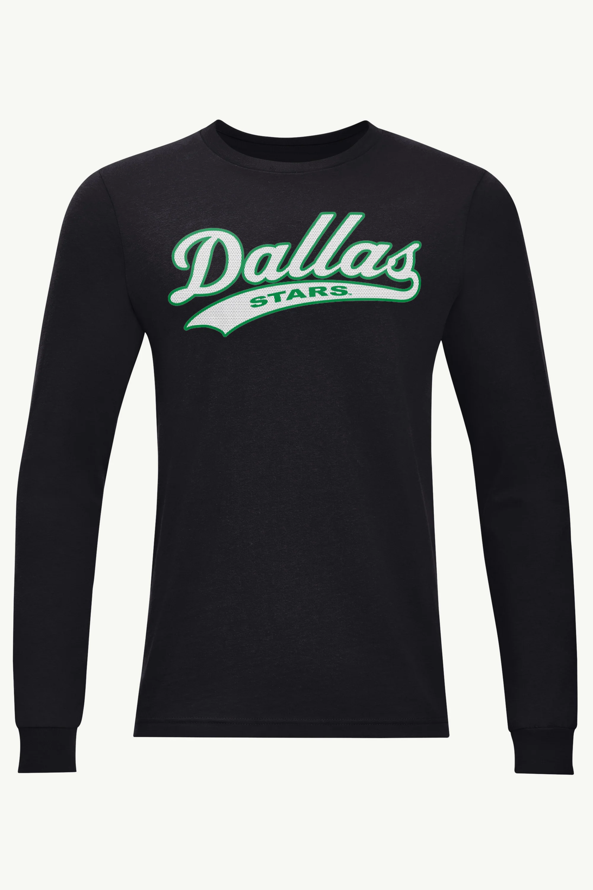 MENS DALLAS STARS TAILSWEEP LONG SLEEVE T SHIRT