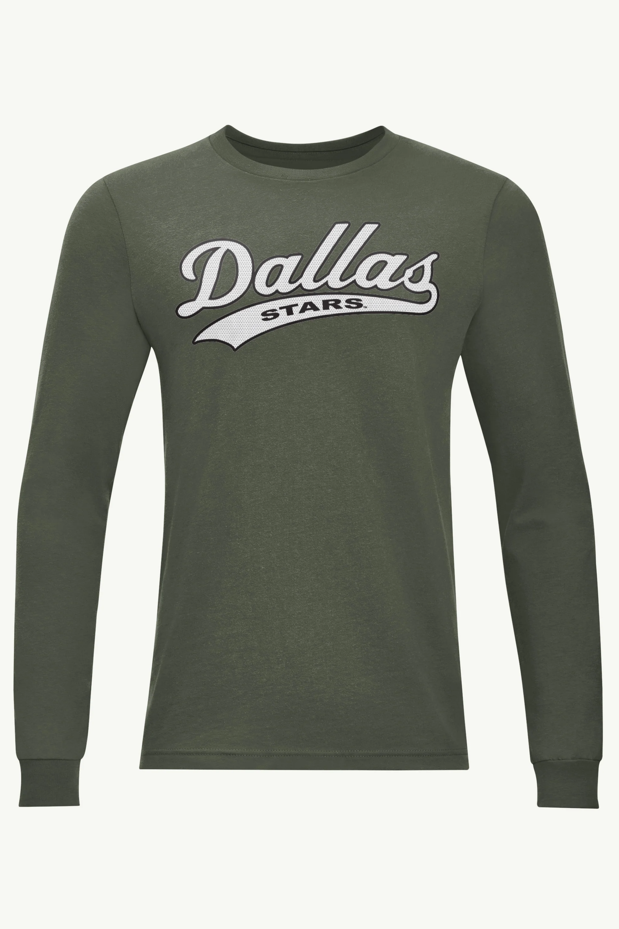 MENS DALLAS STARS TAILSWEEP LONG SLEEVE T SHIRT