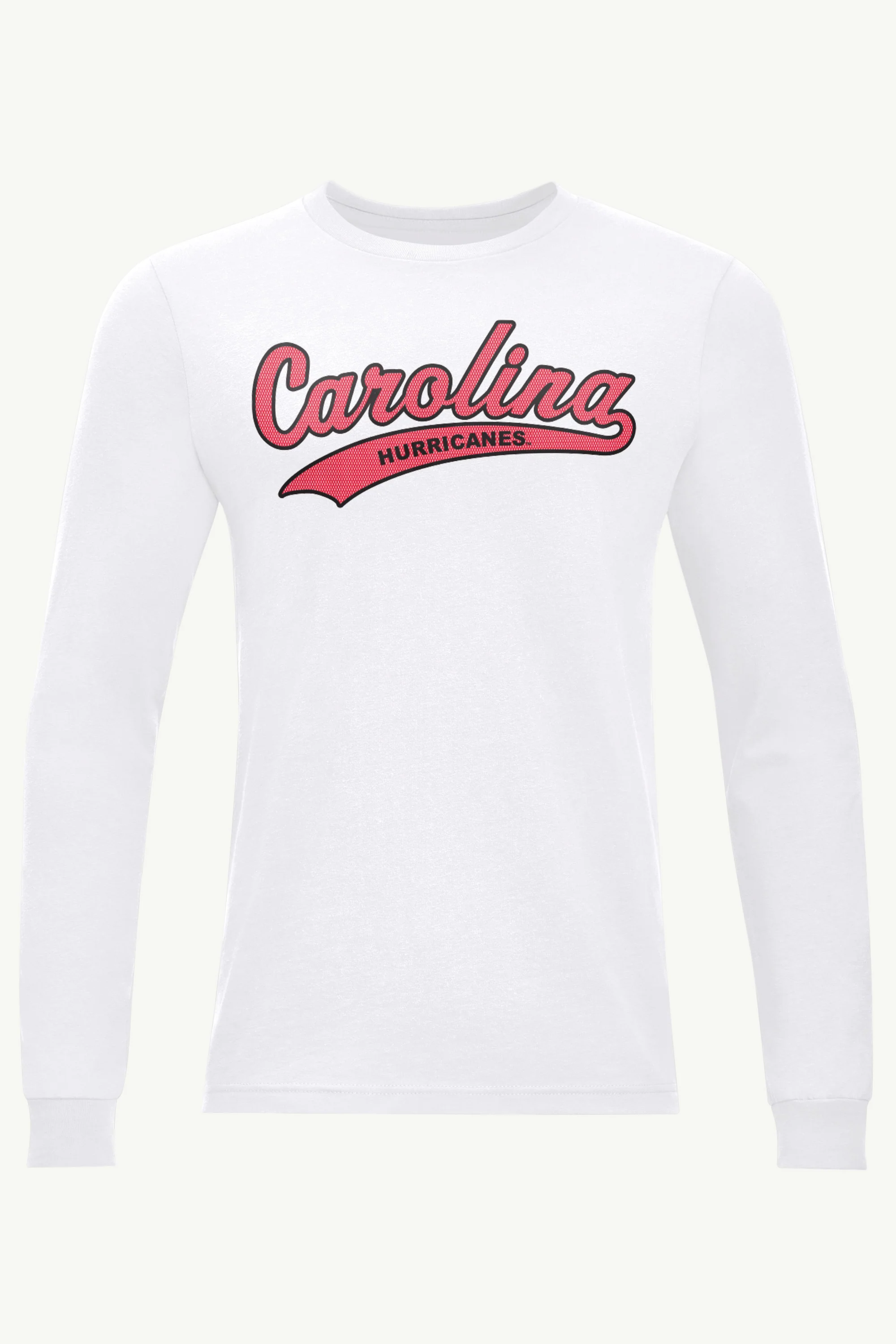 MENS CAROLINA HURRICANES TAILSWEEP LONG SLEEVE T SHIRT