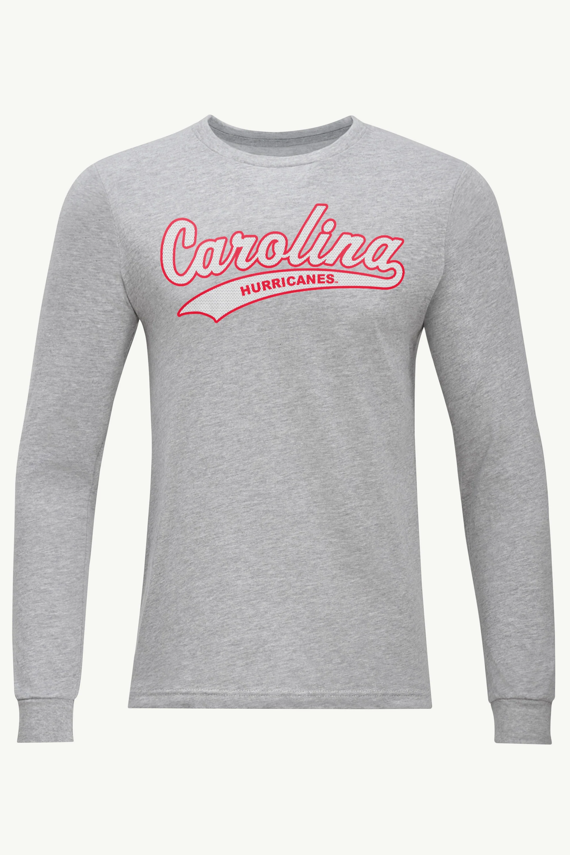 MENS CAROLINA HURRICANES TAILSWEEP LONG SLEEVE T SHIRT