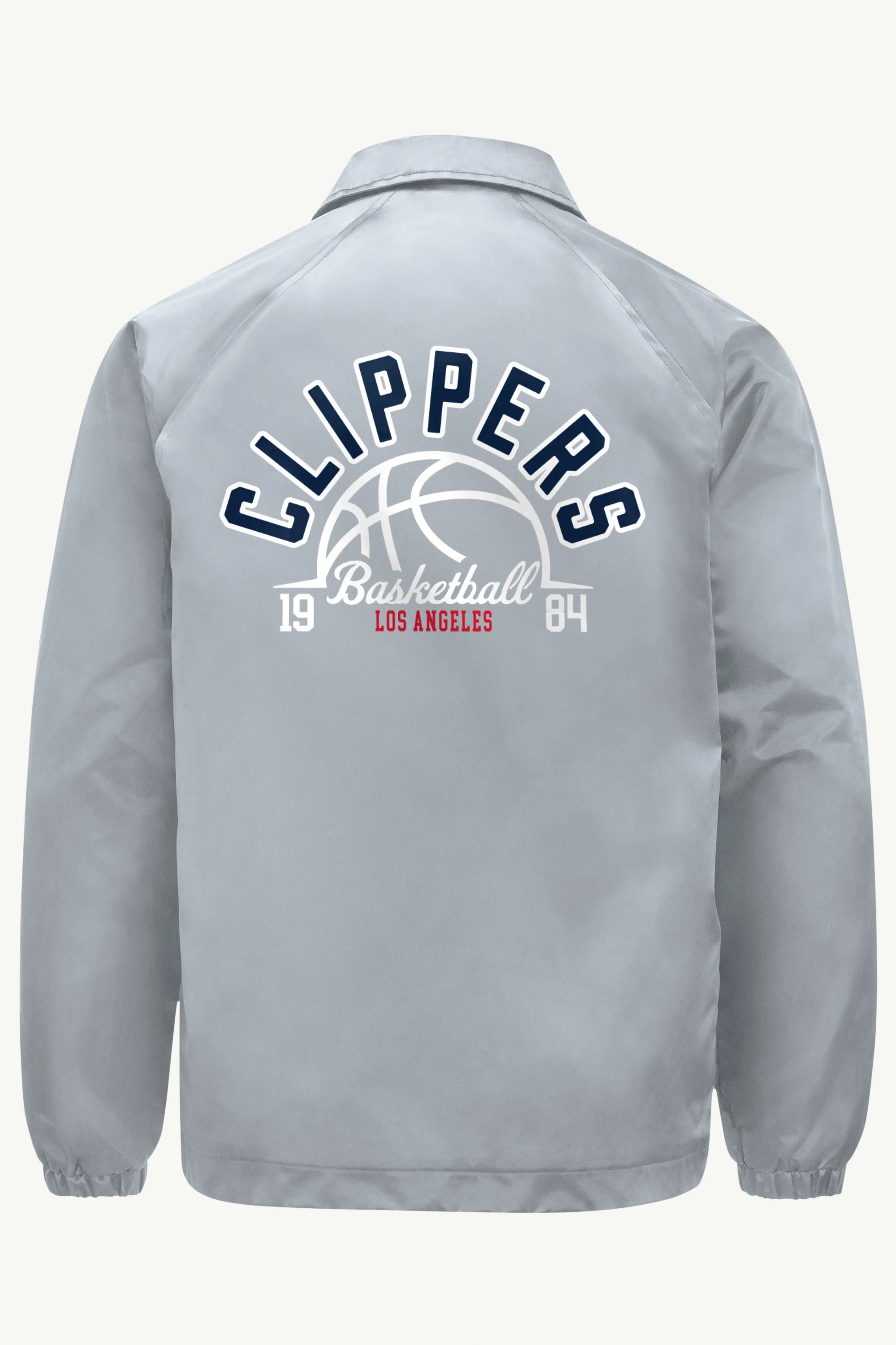 MENS LOS ANGELES CLIPPERS HALF BALL COACHES JACKET - Image 2