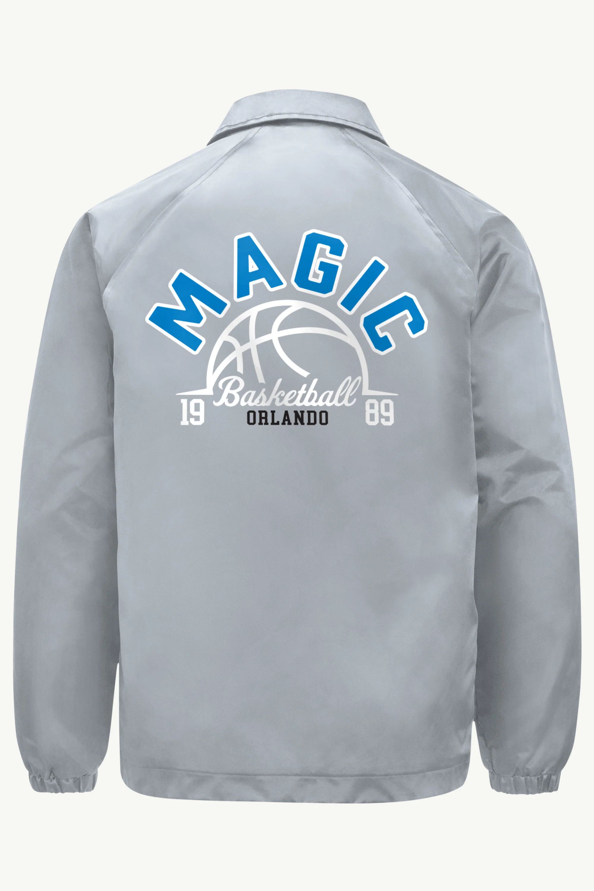 MENS ORLANDO MAGIC HALF BALL COACHES JACKET - Image 2