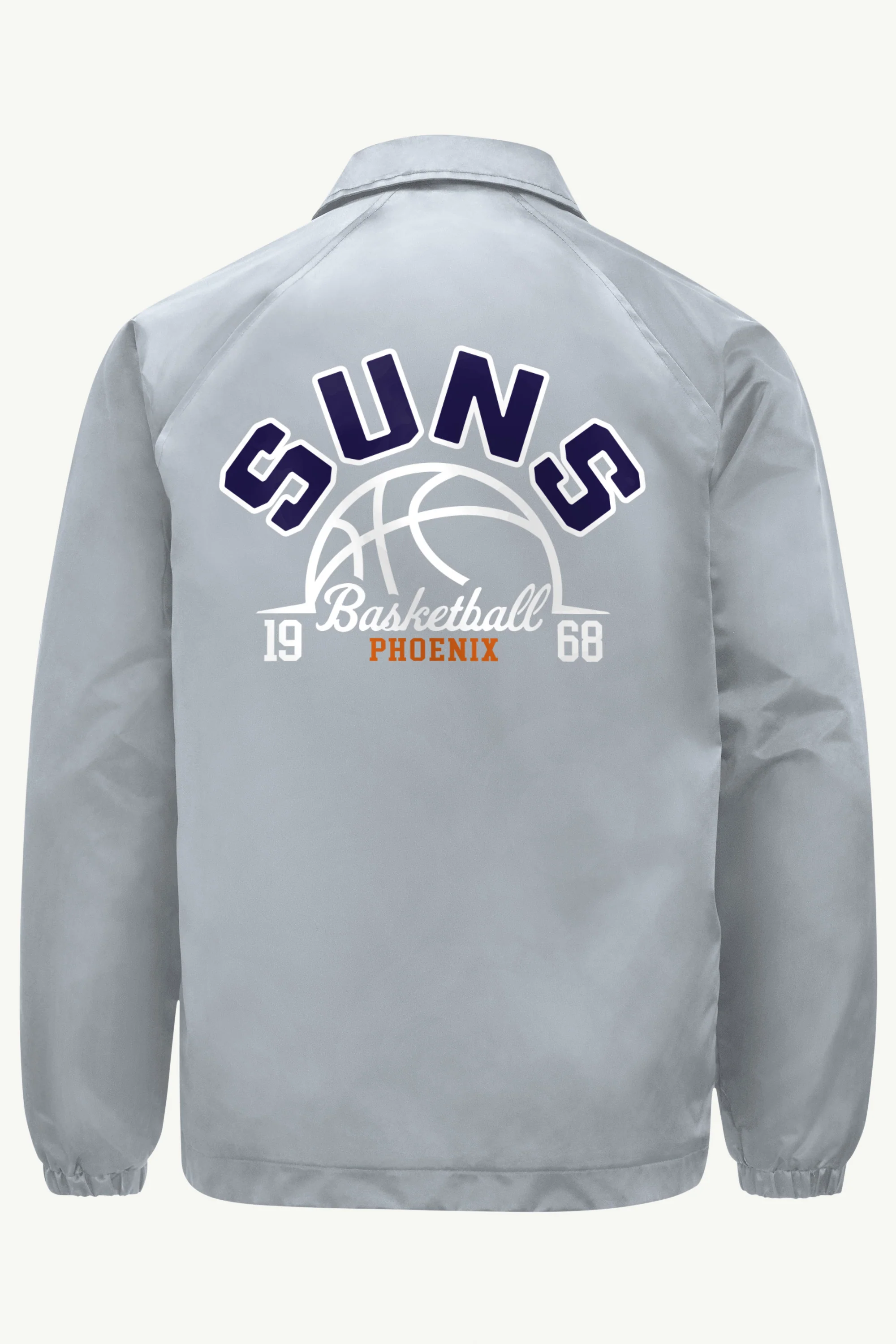 MENS PHOENIX SUNS HALF BALL COACHES JACKET - Image 2
