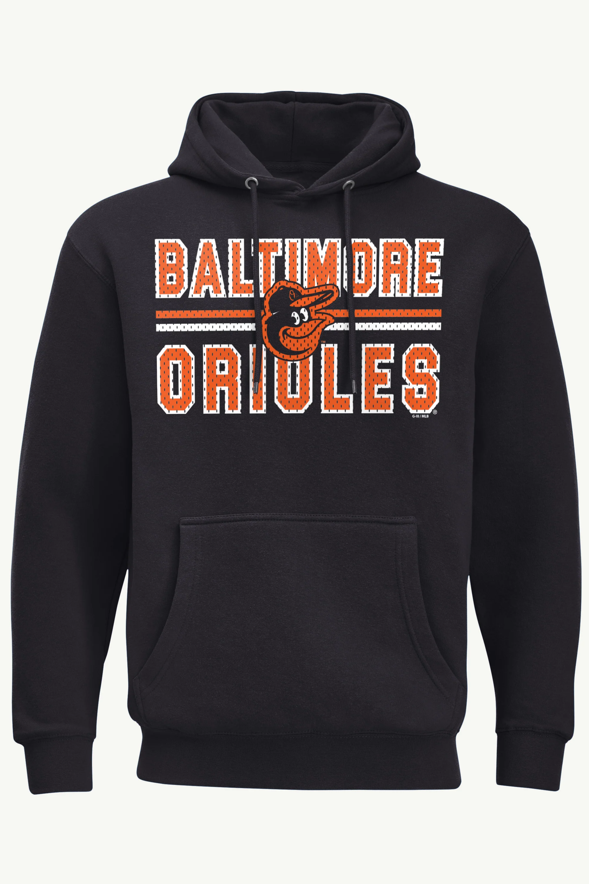 MENS BALTIMORE ORIOLES MESH LOOK HOODIE