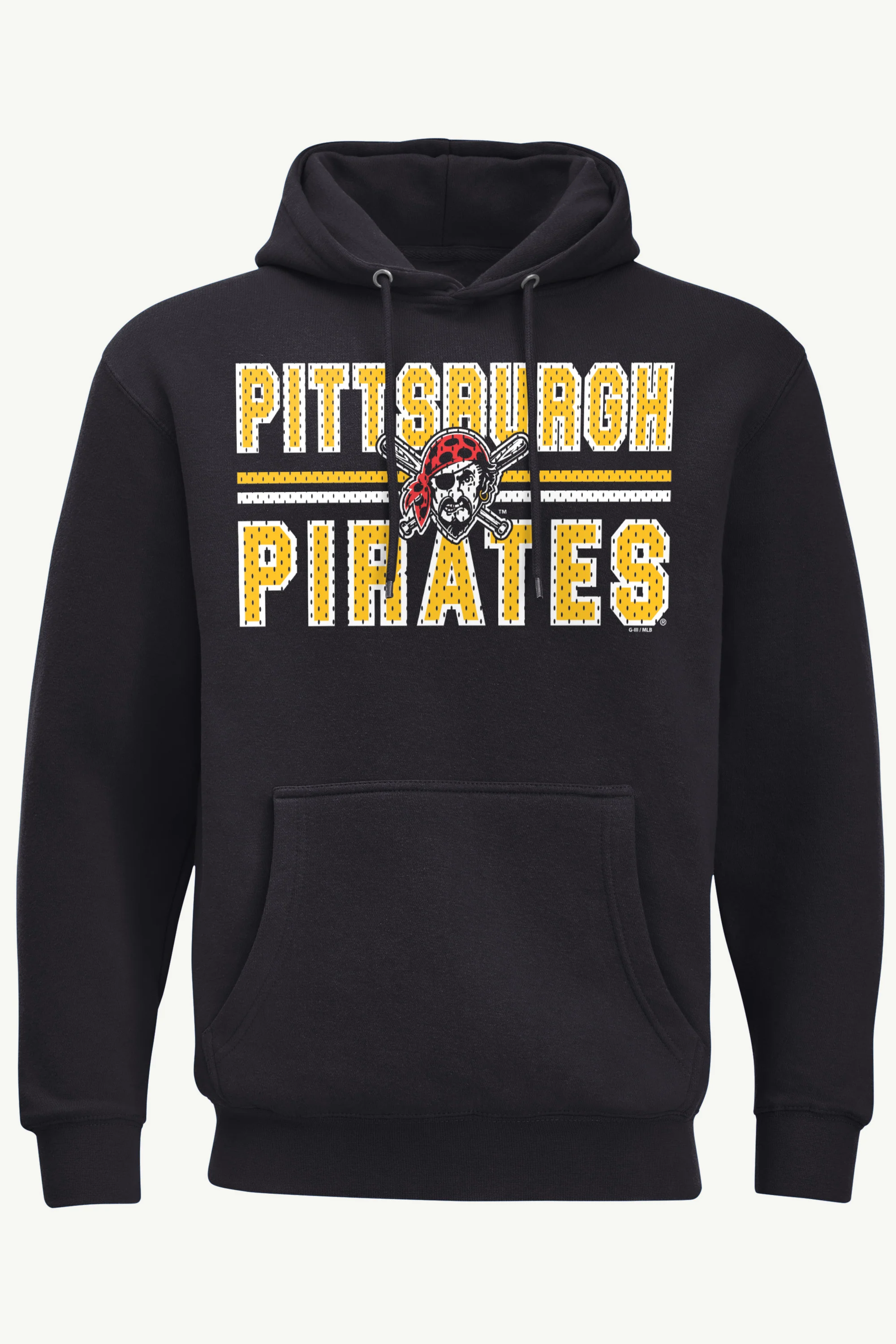 MENS PITTSBURGH PIRATES MESH LOOK HOODIE