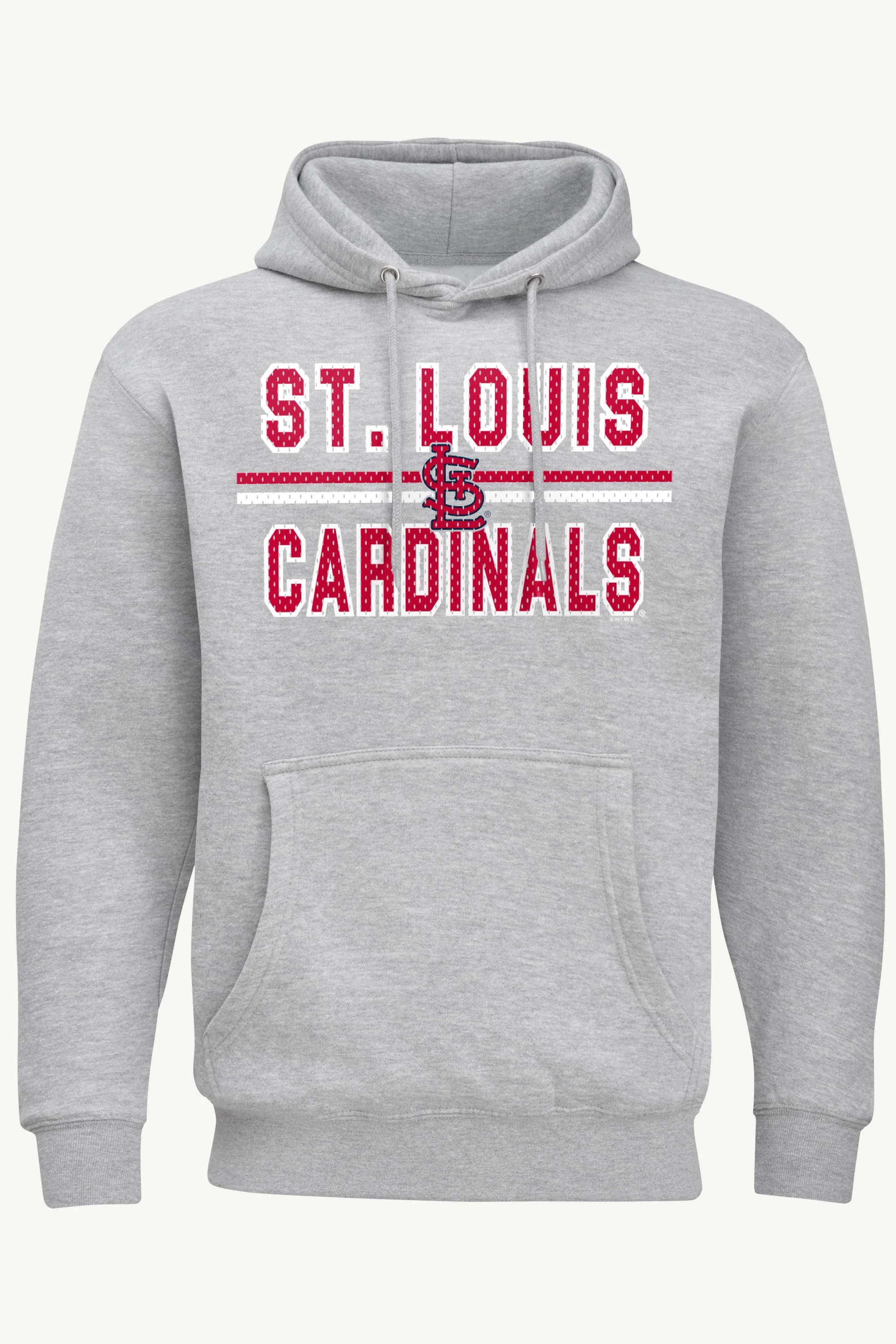 MENS ST LOUIS CARDINALS MESH LOOK HOODIE